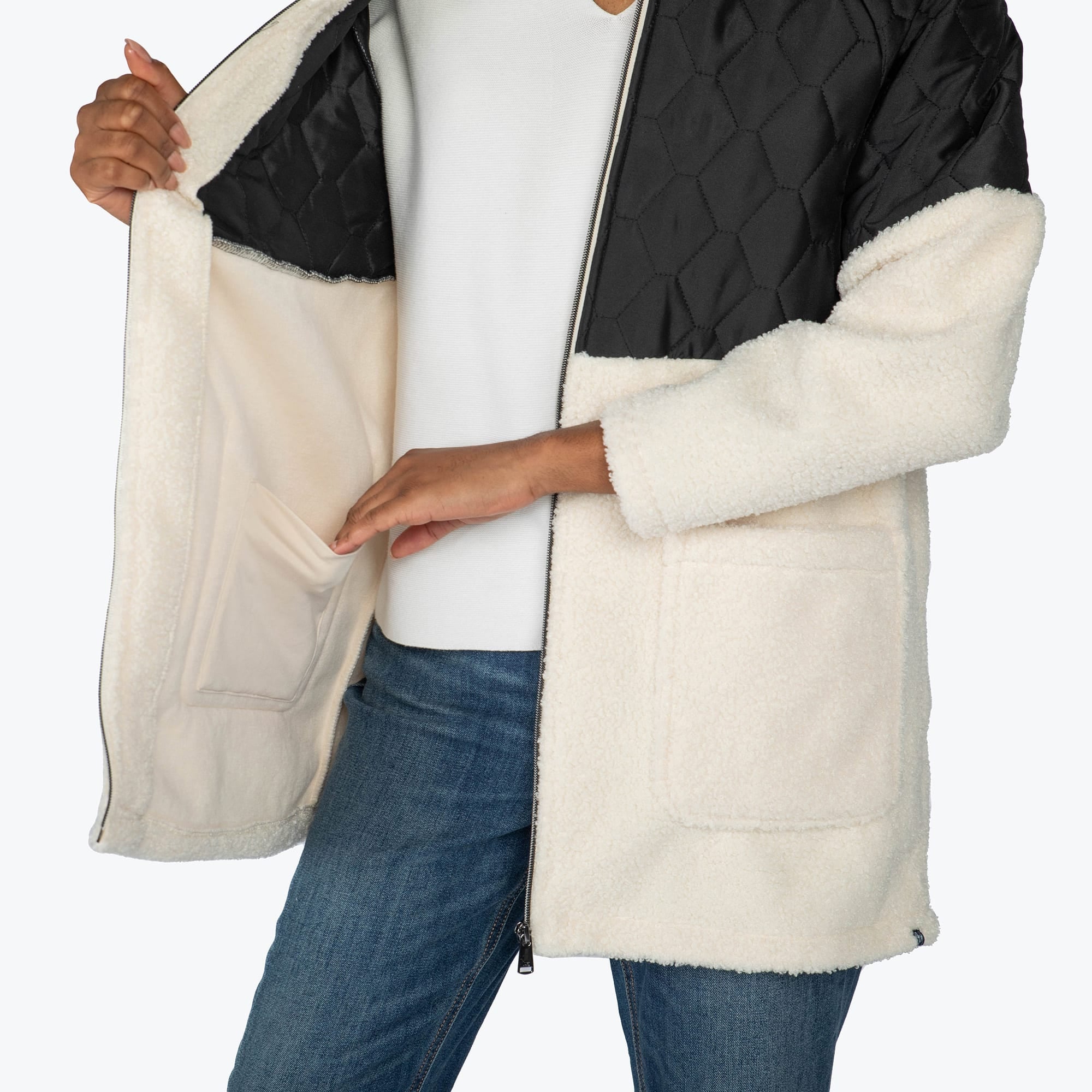 Tempo Sherpa Zip-Up - BLACK - TempoApparel_Black_S_07