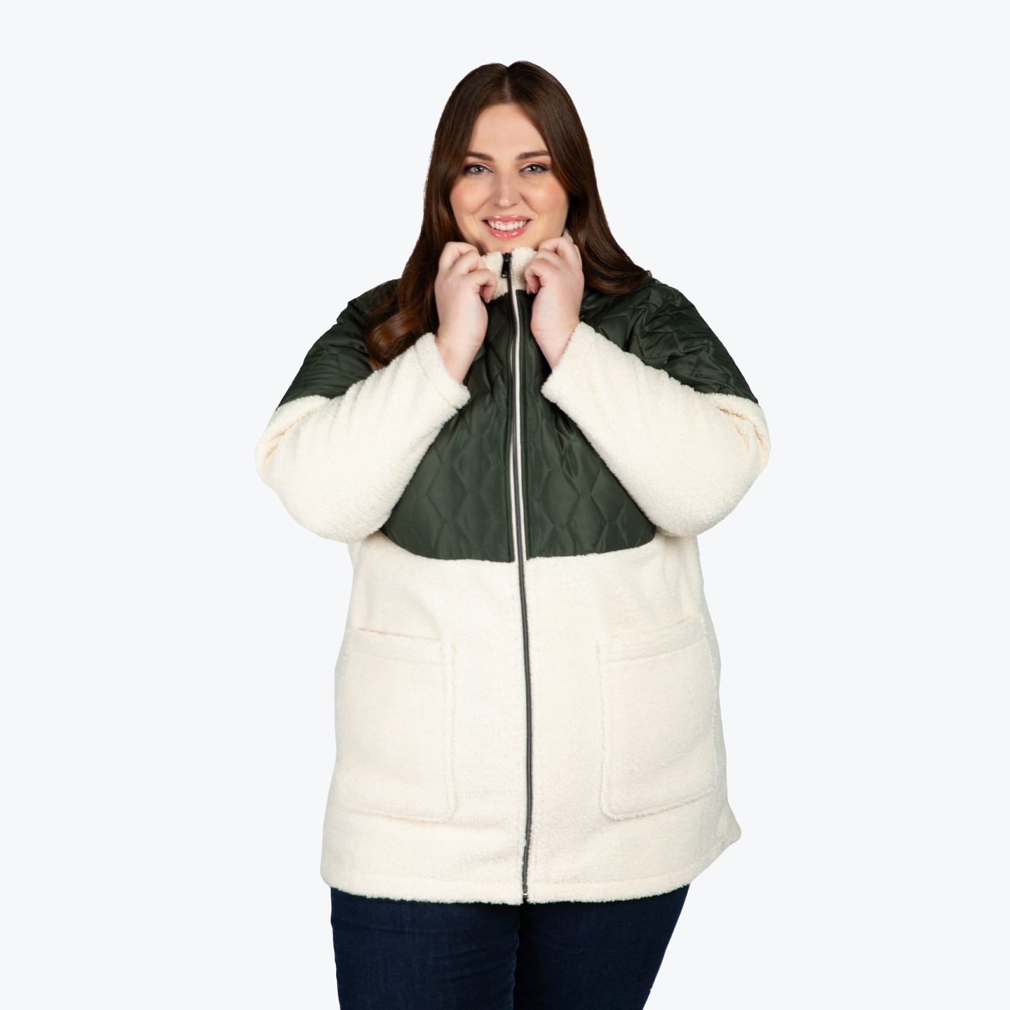 Tempo Sherpa Zip-Up - OLIVE GREEN - TempoApparel_OliveGreen_XL_04