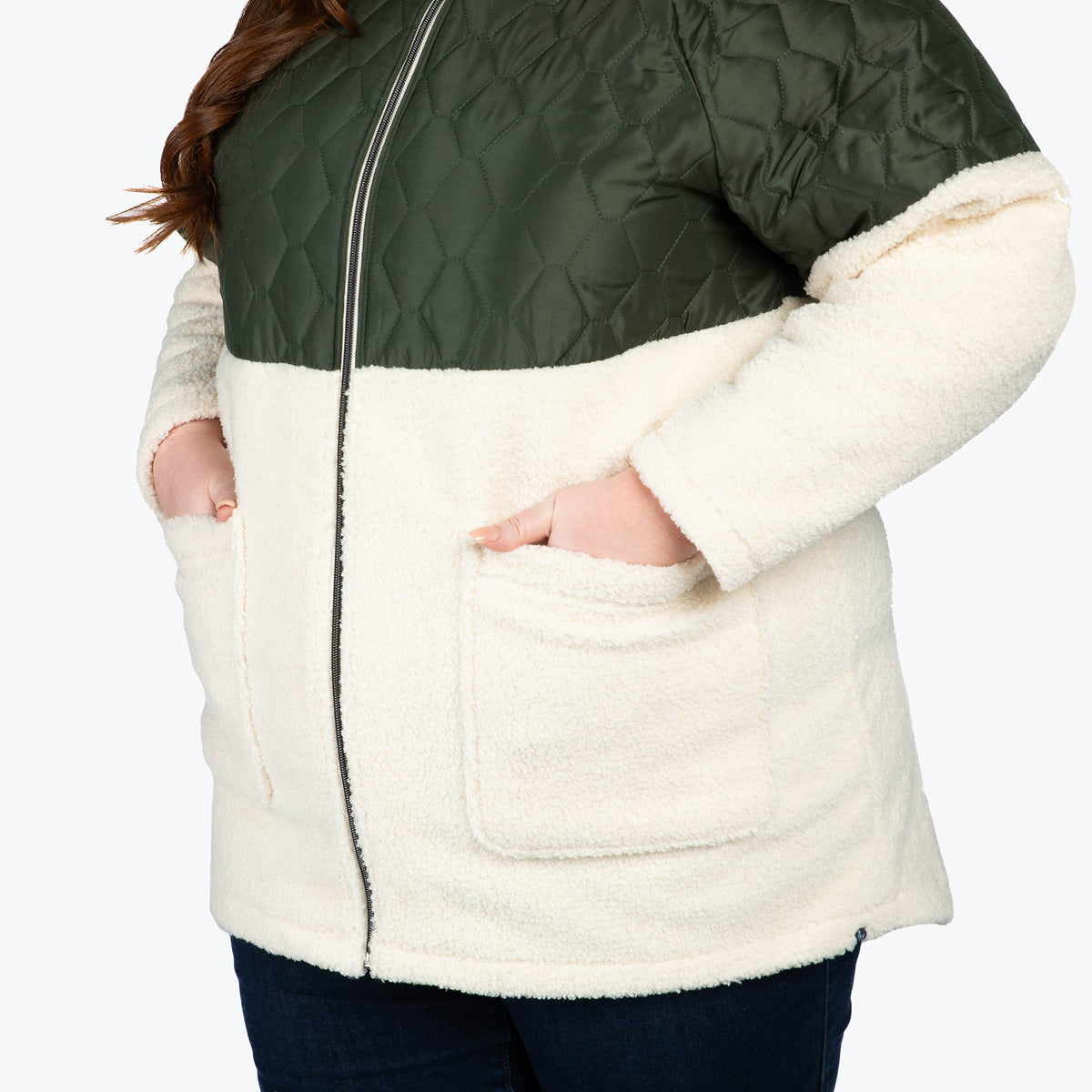 Tempo Sherpa Zip-Up - OLIVE GREEN - TempoApparel_OliveGreen_XL_06