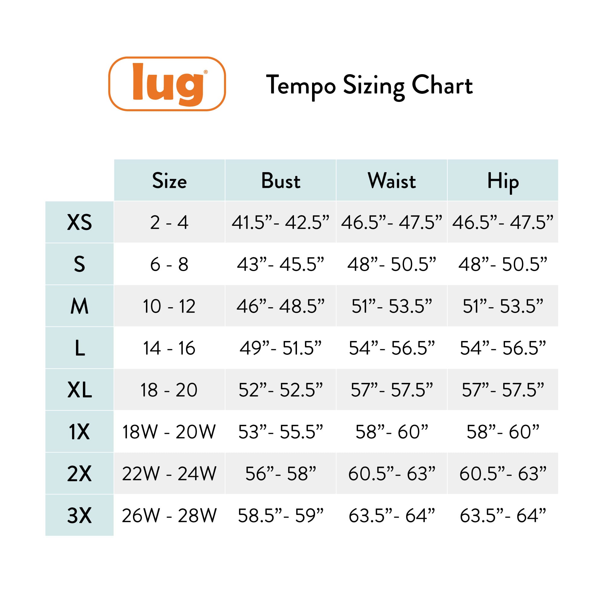 Tempo Sherpa Zip-Up - - TempoApparel_Sizing_Chart_77b75259-d1c6-4f06-90d5-f0c2d67e230a