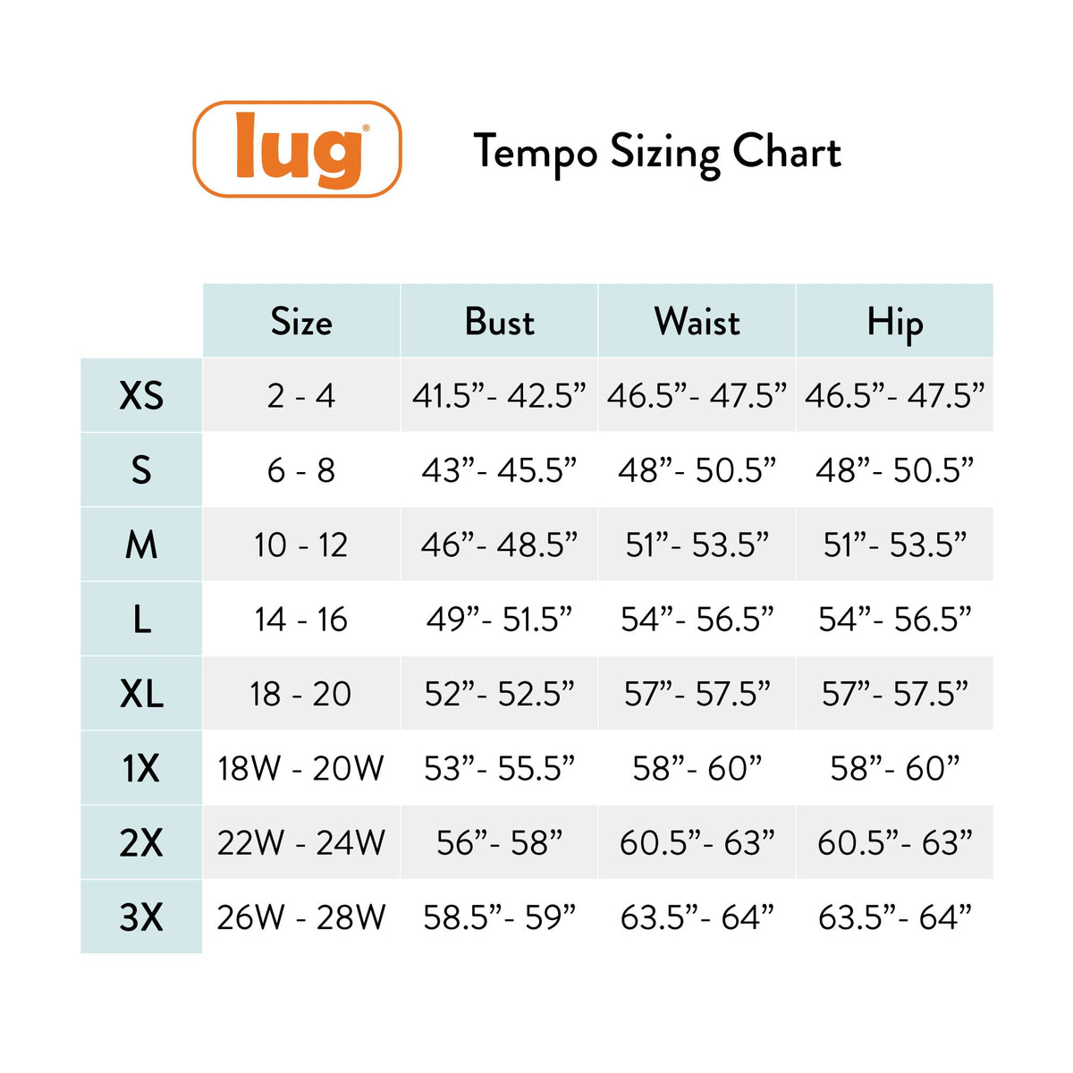 Tempo Sherpa Zip-Up - - TempoApparel_Sizing_Chart_77b75259-d1c6-4f06-90d5-f0c2d67e230a