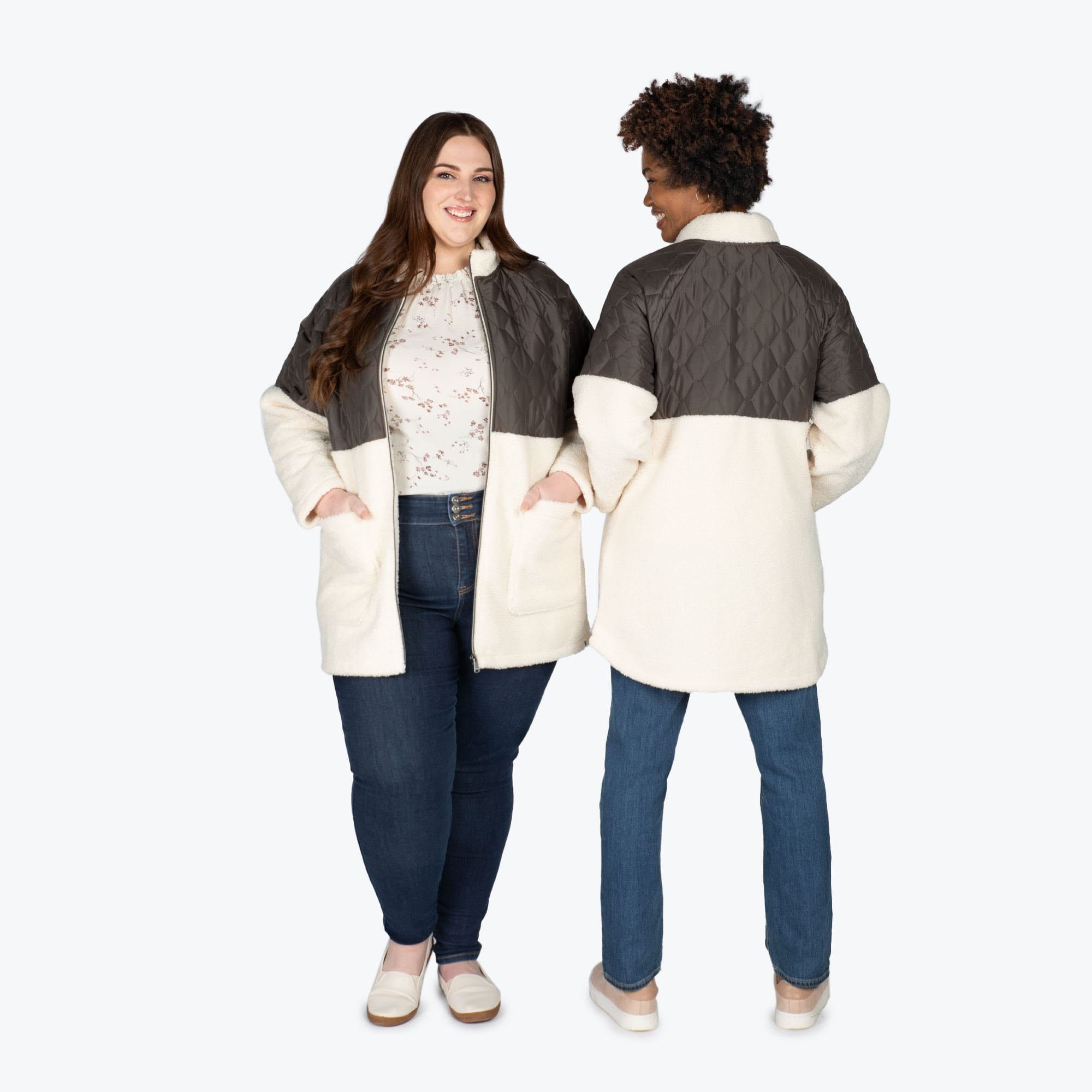 Tempo Sherpa Zip-Up - WALNUT BROWN - TempoApparel_WalnutBrown_BothSizes_01