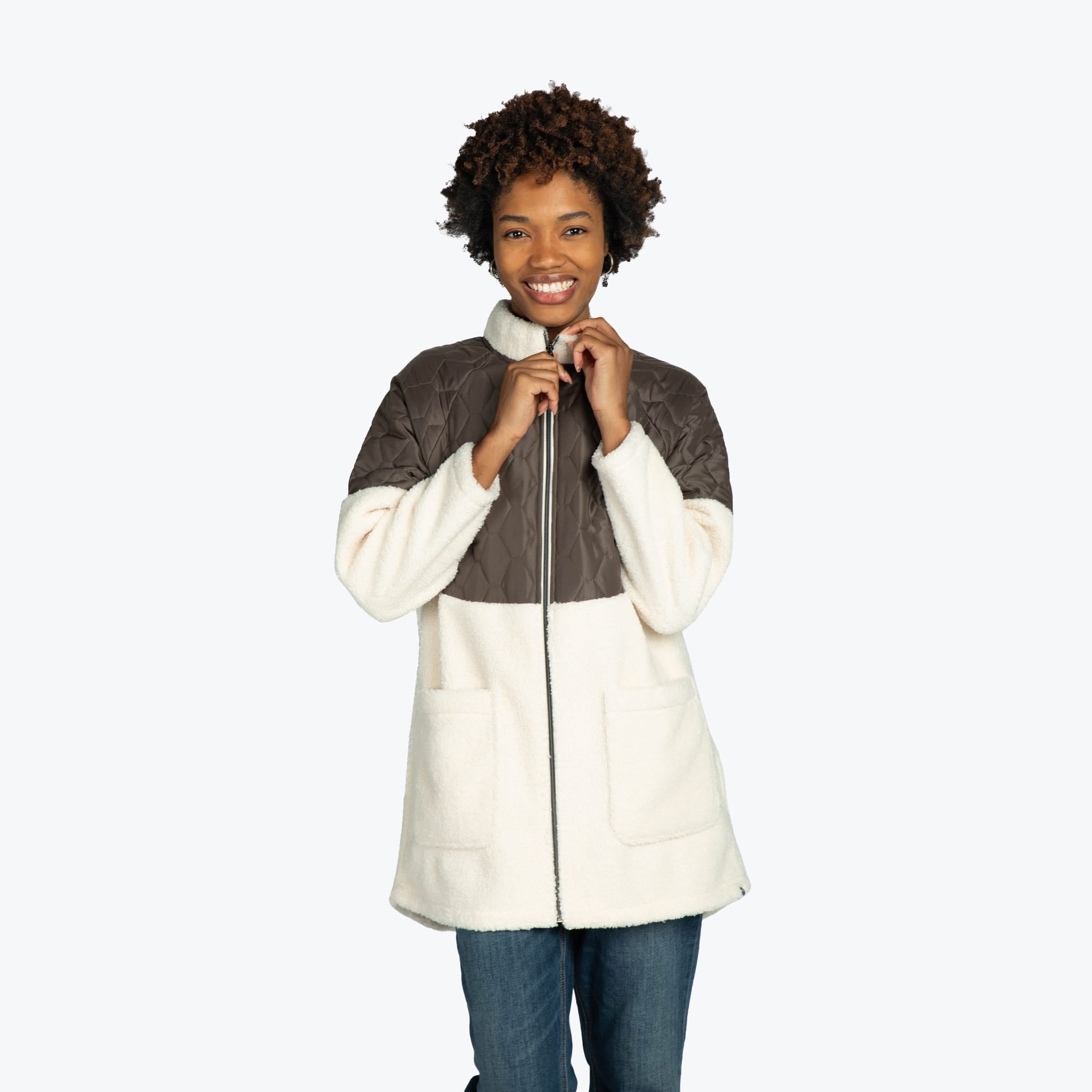 Tempo Sherpa Zip-Up - WALNUT BROWN - TempoApparel_WalnutBrown_S_04