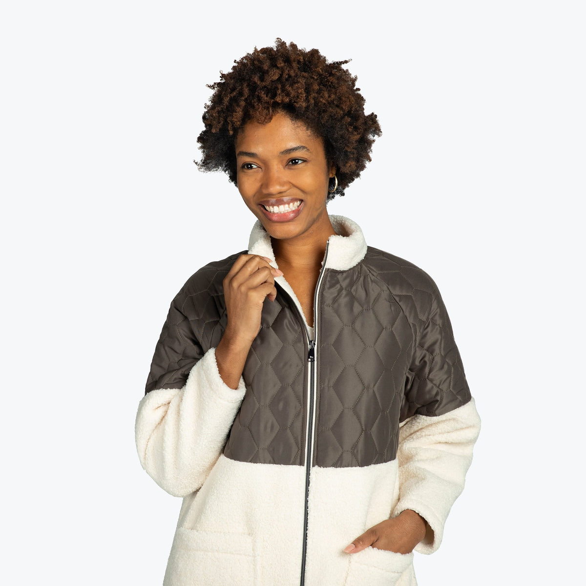 Tempo Sherpa Zip-Up - WALNUT BROWN - TempoApparel_WalnutBrown_S_05