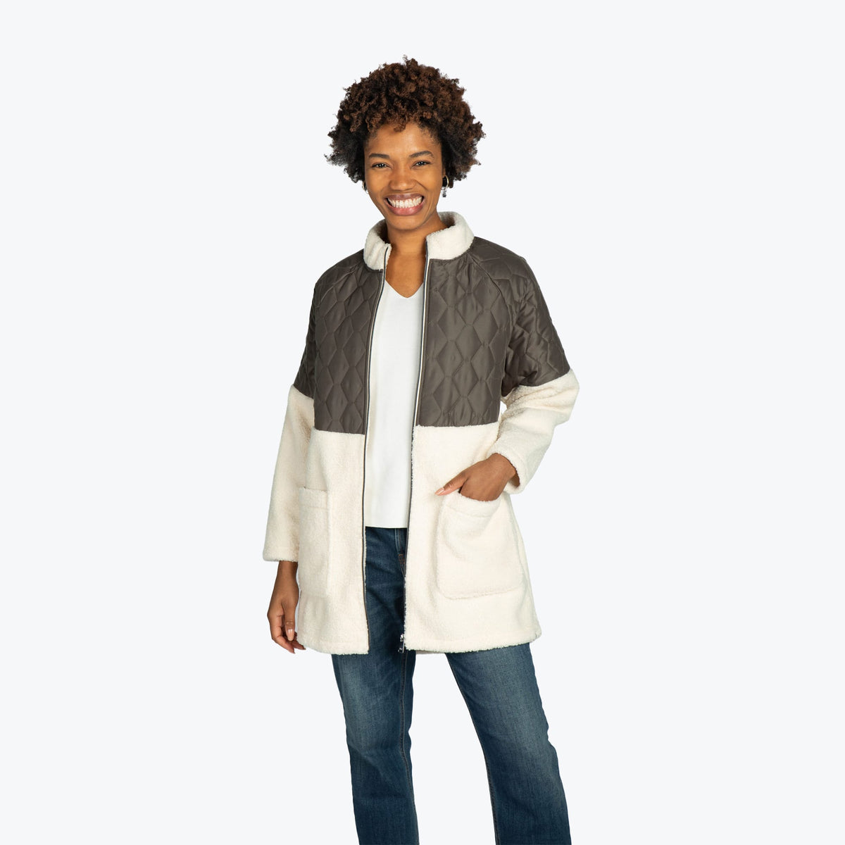 Tempo Sherpa Zip-Up - WALNUT BROWN - TempoApparel_WalnutBrown_S_06