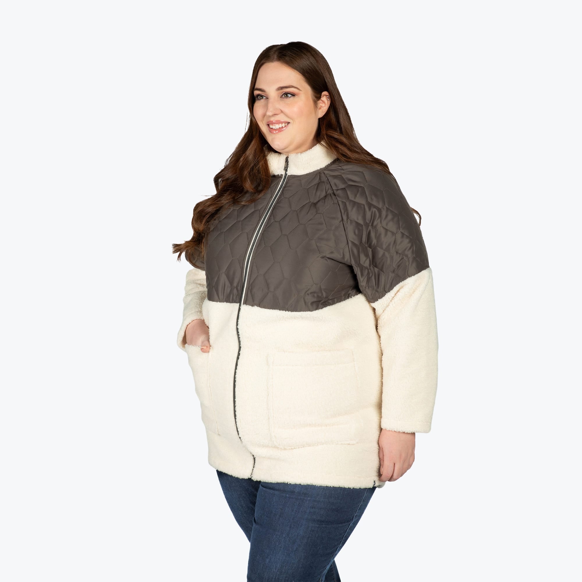 Tempo Sherpa Zip-Up - WALNUT BROWN - TempoApparel_WalnutBrown_XL_02