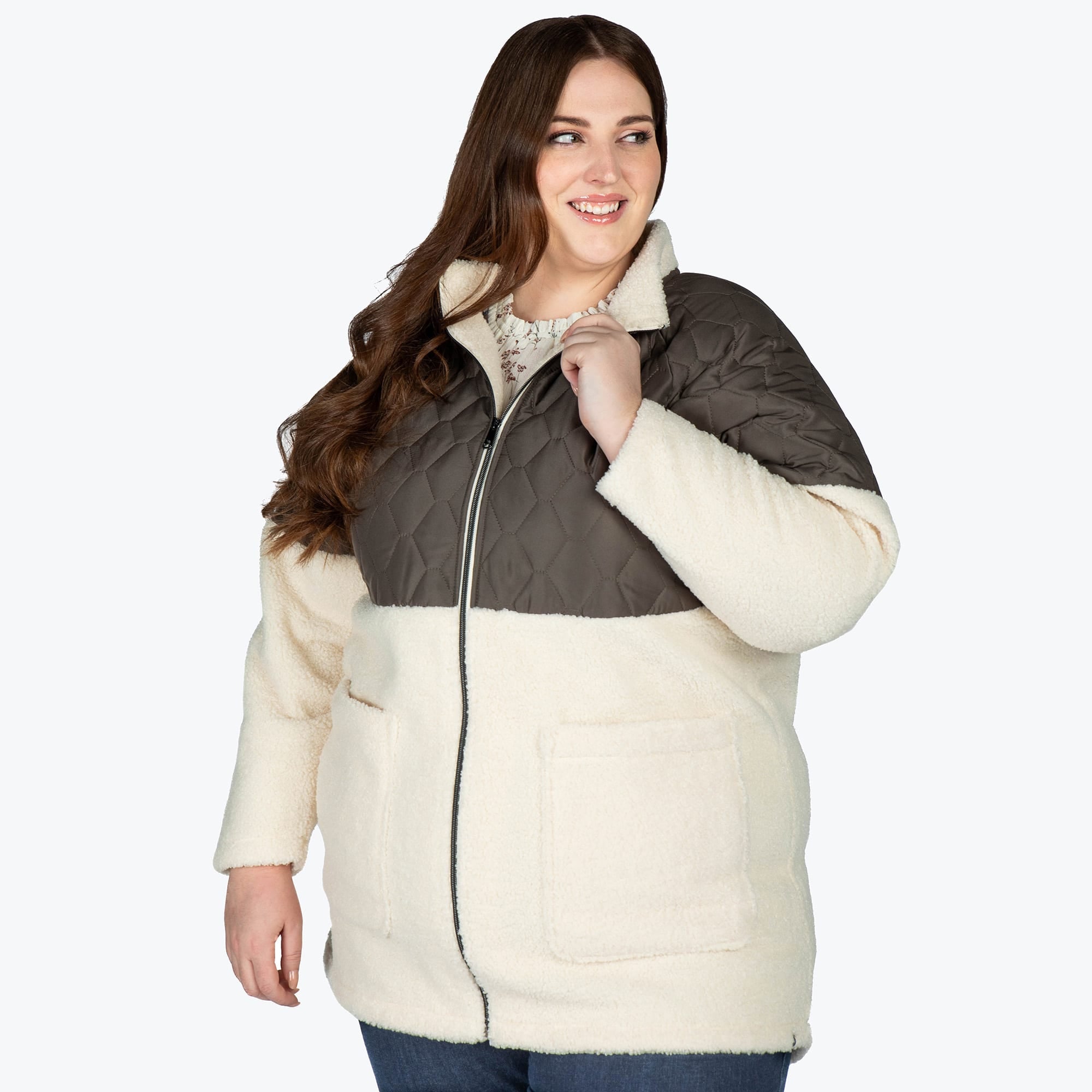 Tempo Sherpa Zip-Up - WALNUT BROWN - TempoApparel_WalnutBrown_XL_04