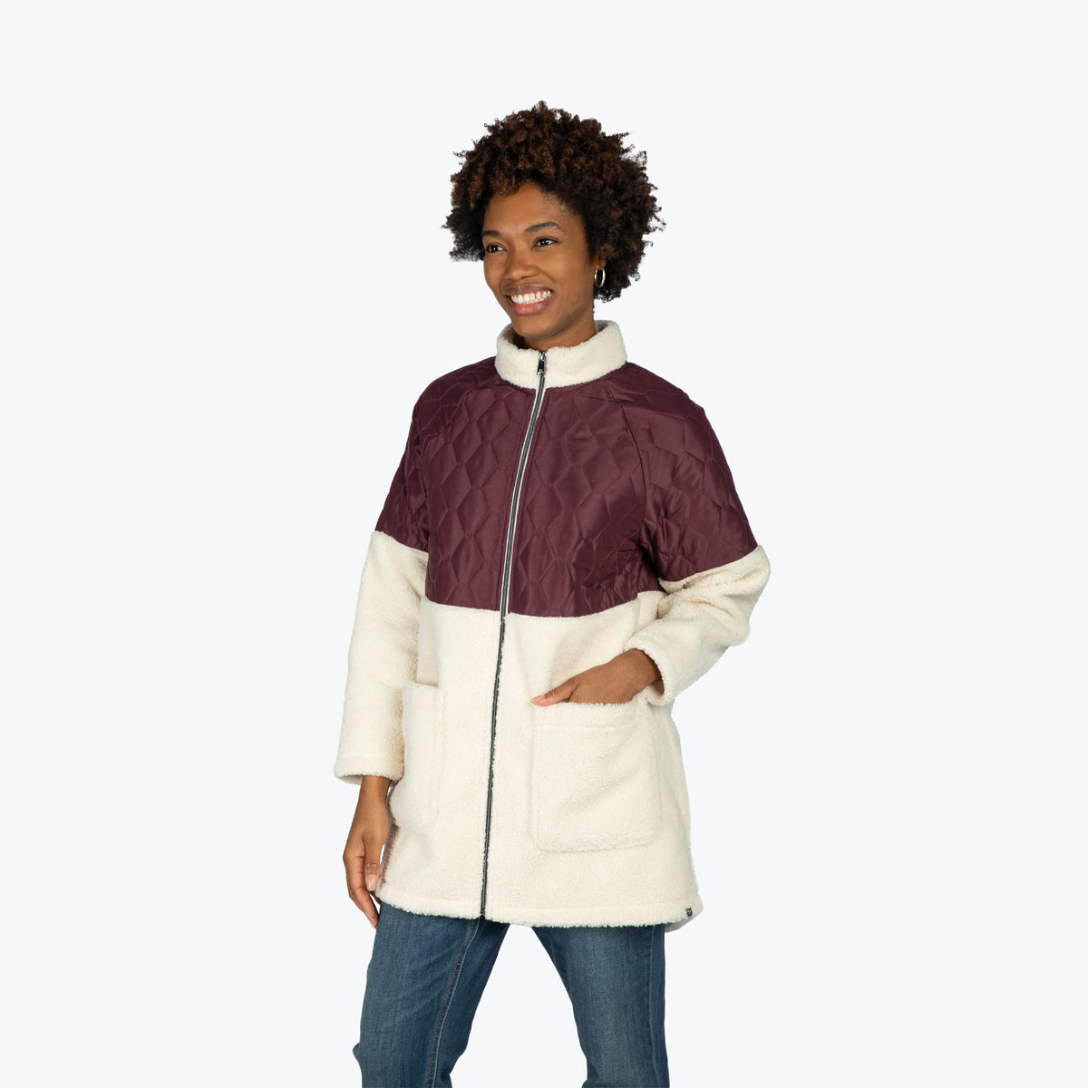 Tempo Sherpa Zip-Up - WINE RED - TempoApparel_WineRed_S_04