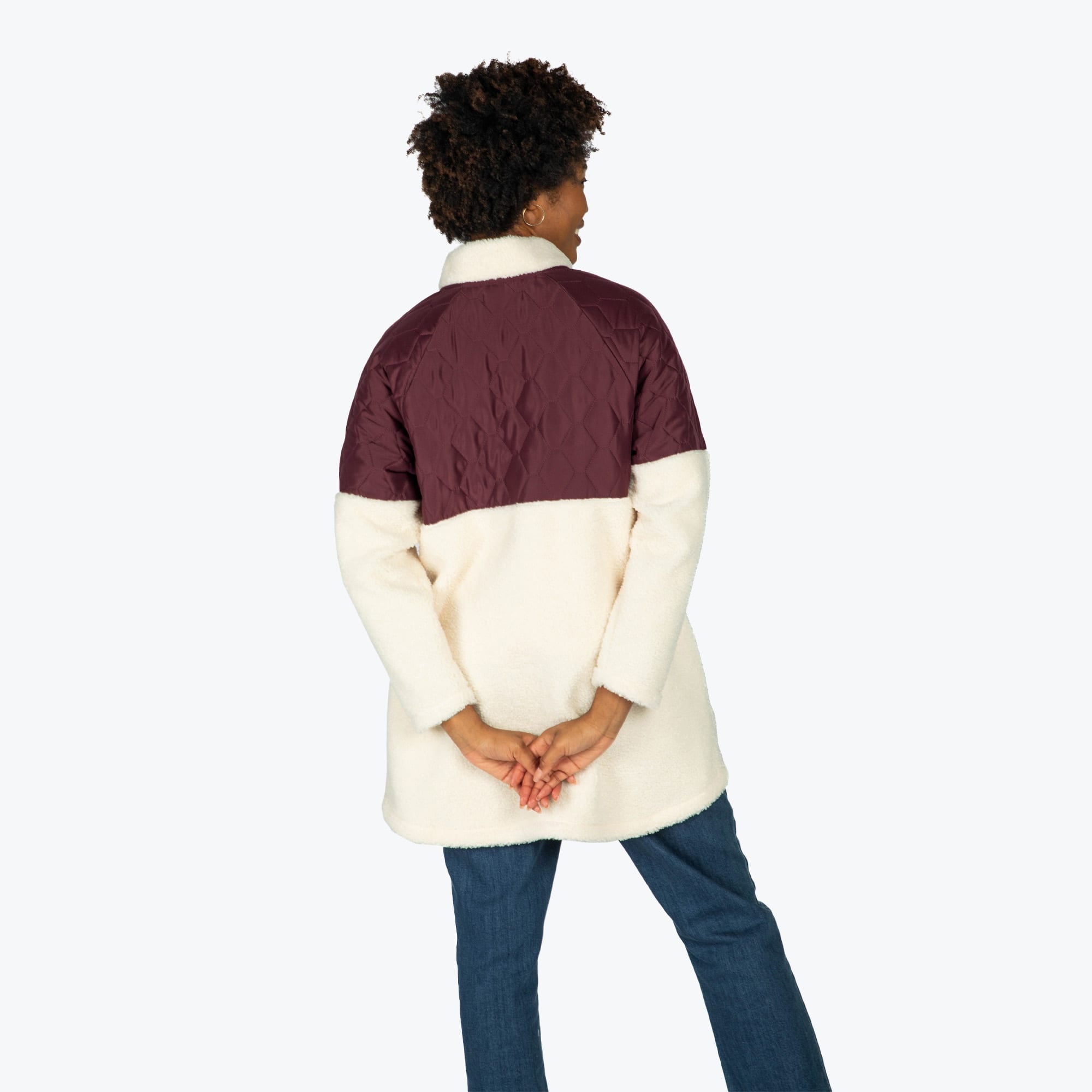 Tempo Sherpa Zip-Up - WINE RED - TempoApparel_WineRed_S_08