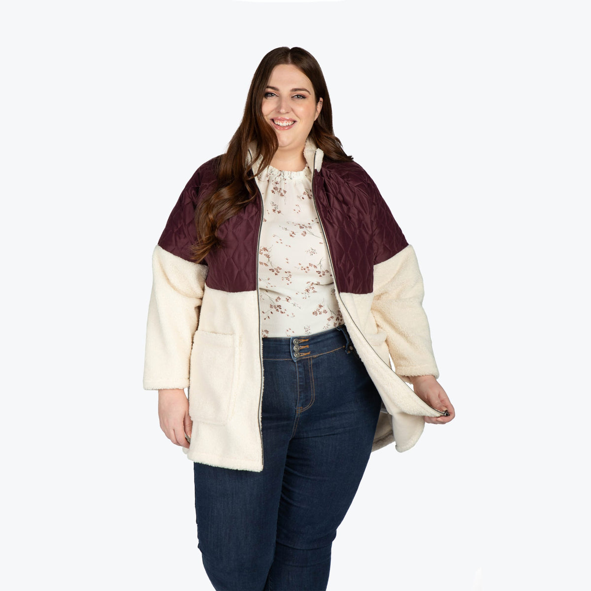Tempo Sherpa Zip-Up - WINE RED - TempoApparel_WineRed_XL_03