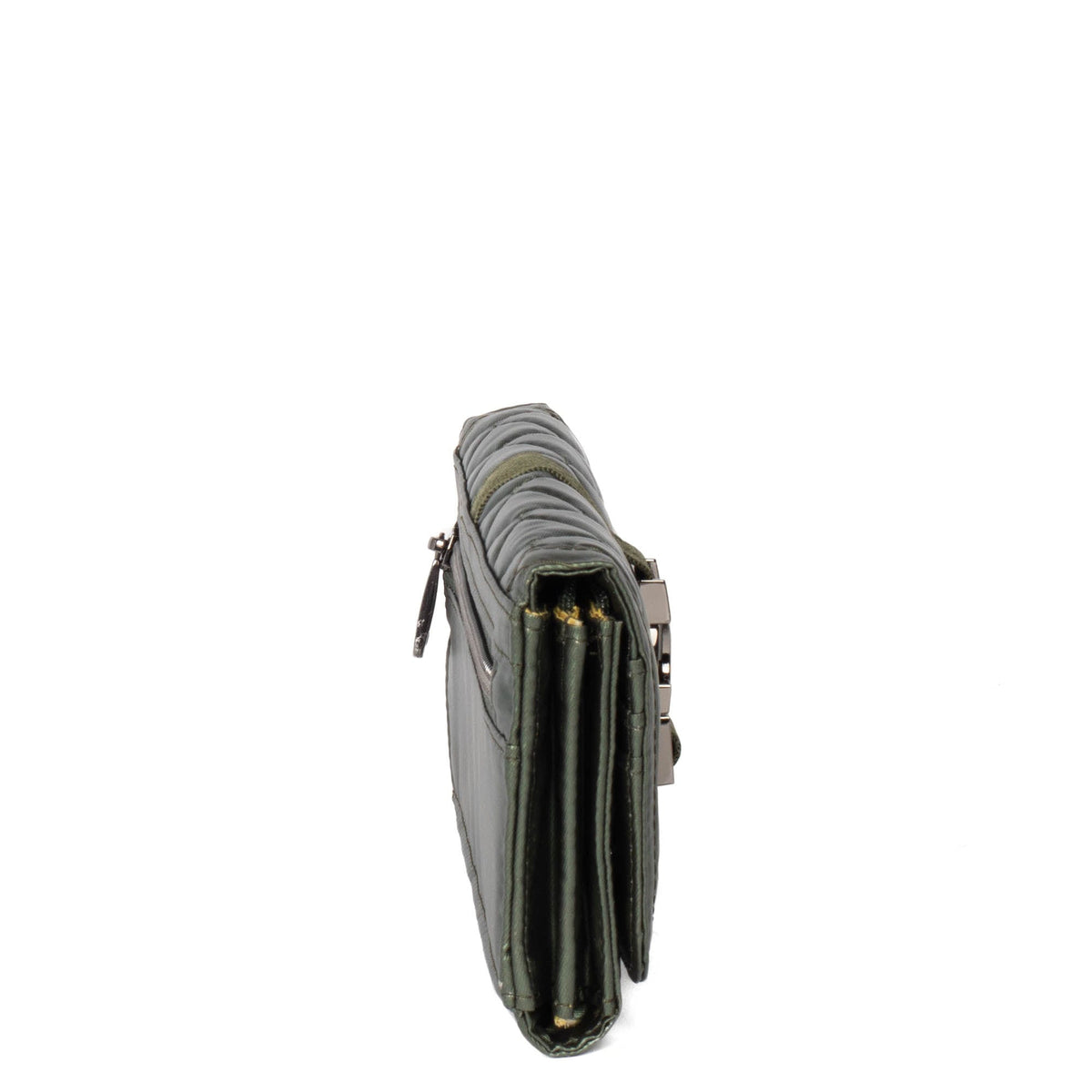 Throttle RFID Wallet - METALLIC OLIVE - Throttle_MetallicOlive_03