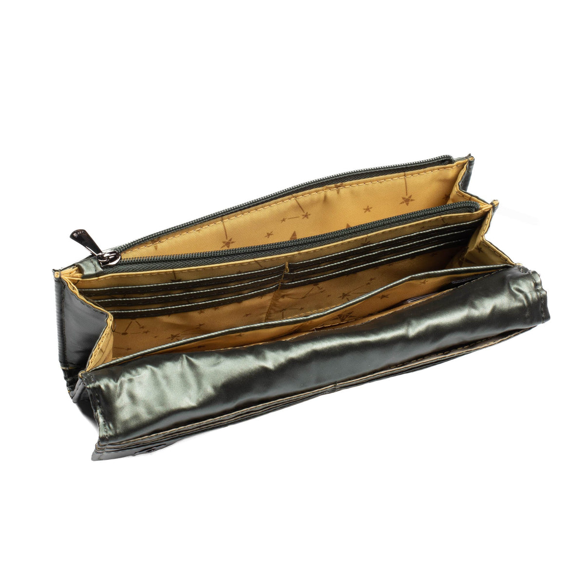 Throttle RFID Wallet - METALLIC OLIVE - Throttle_MetallicOlive_05