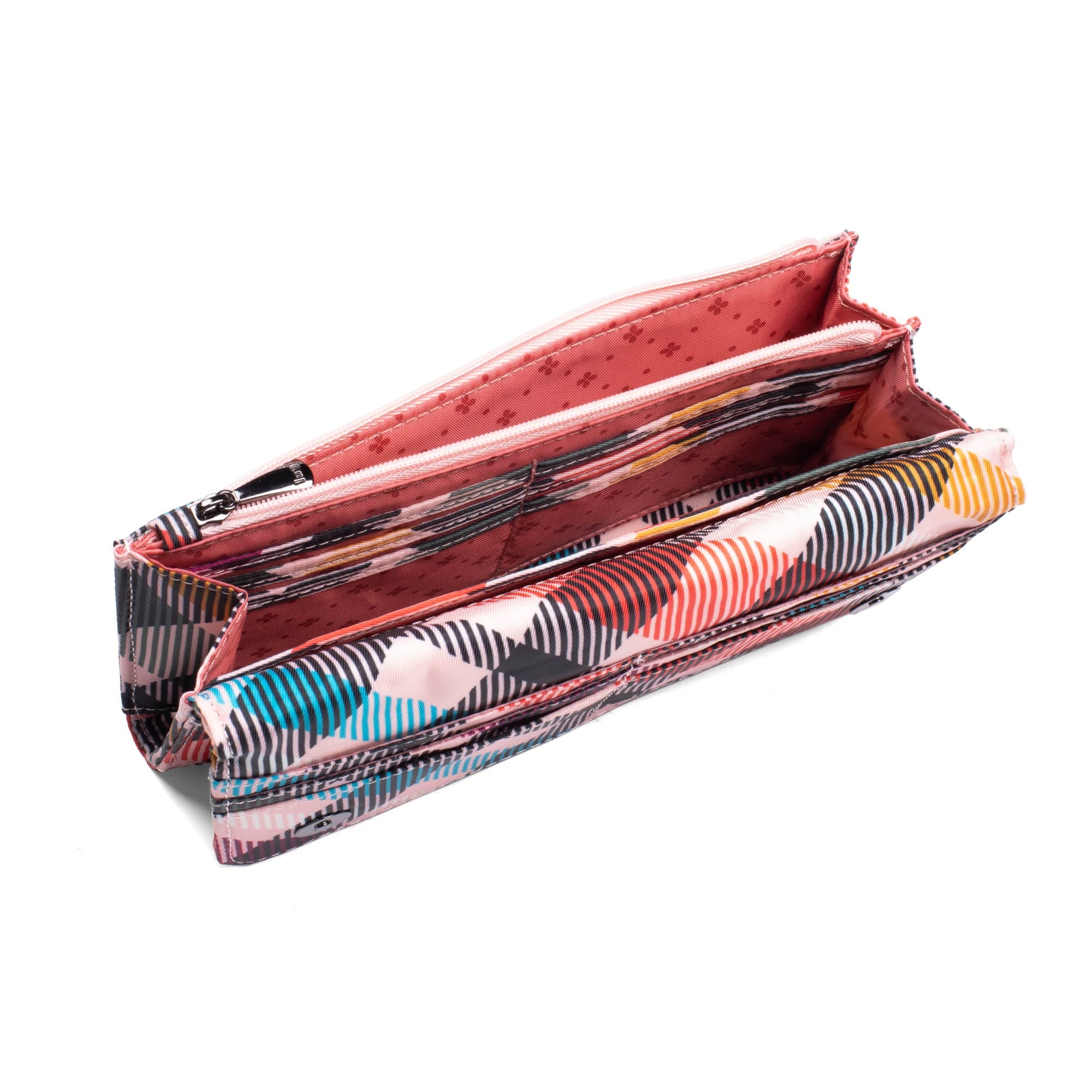 Throttle RFID Wallet - PINK PLAID - Throttle_PinkPlaid_05