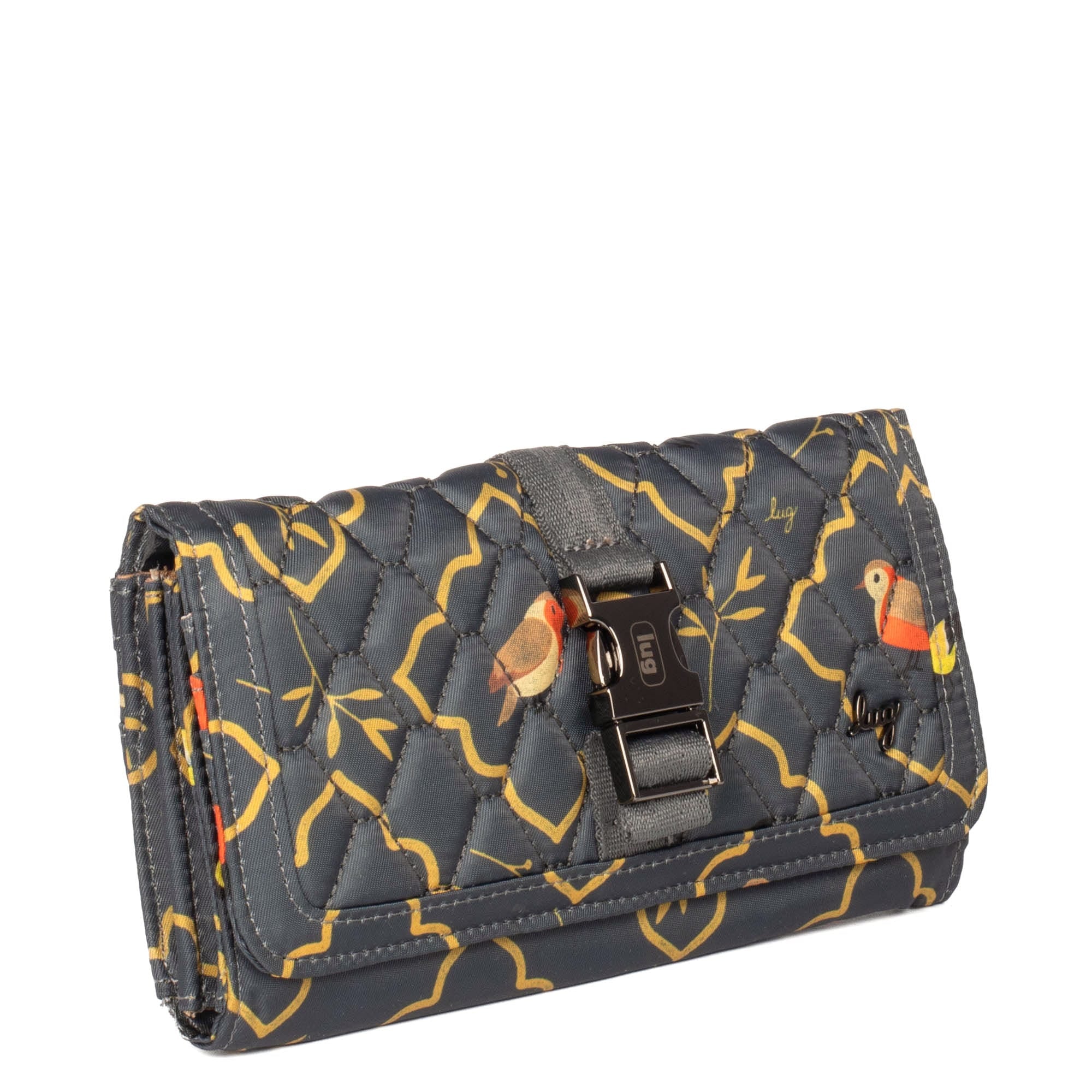 Throttle RFID Wallet - SONGBIRDS GREY - Throttle_SongbirdsGrey_02