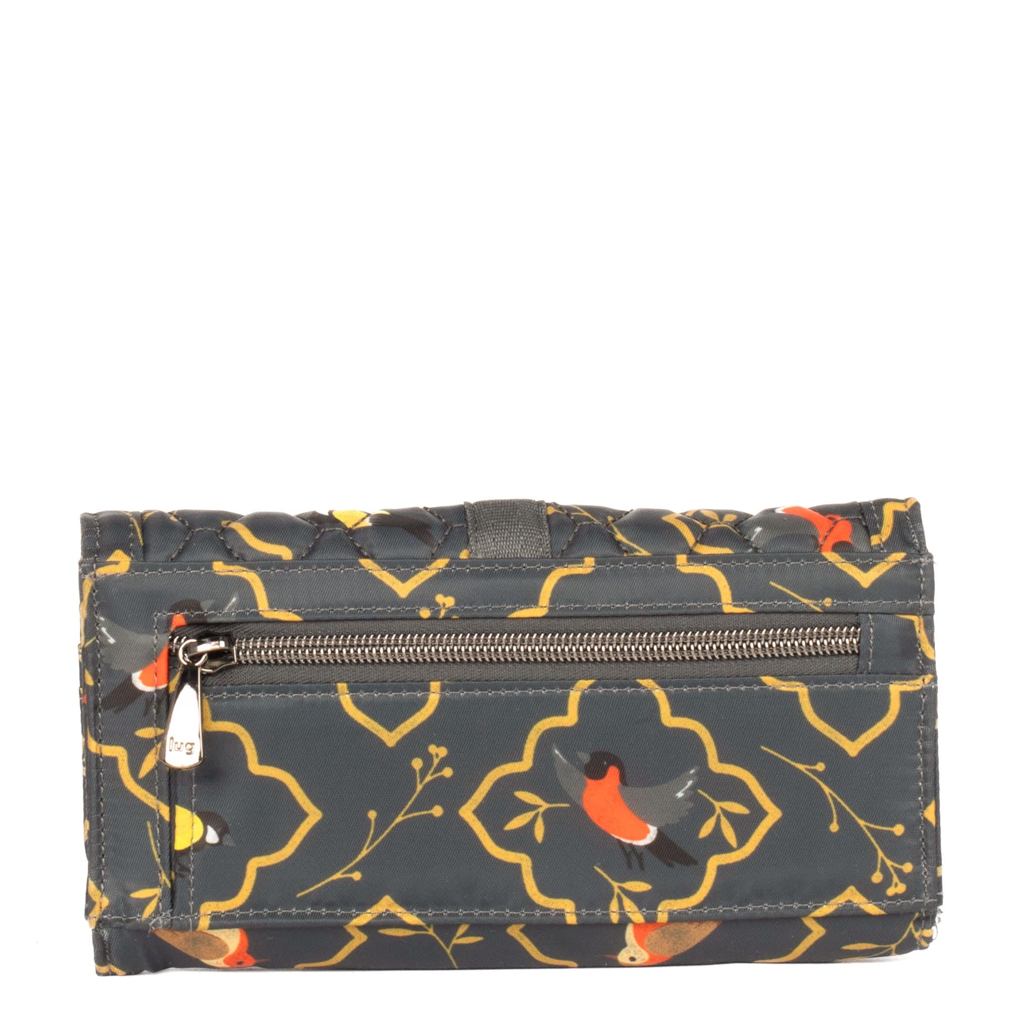 Throttle RFID Wallet - SONGBIRDS GREY - Throttle_SongbirdsGrey_04