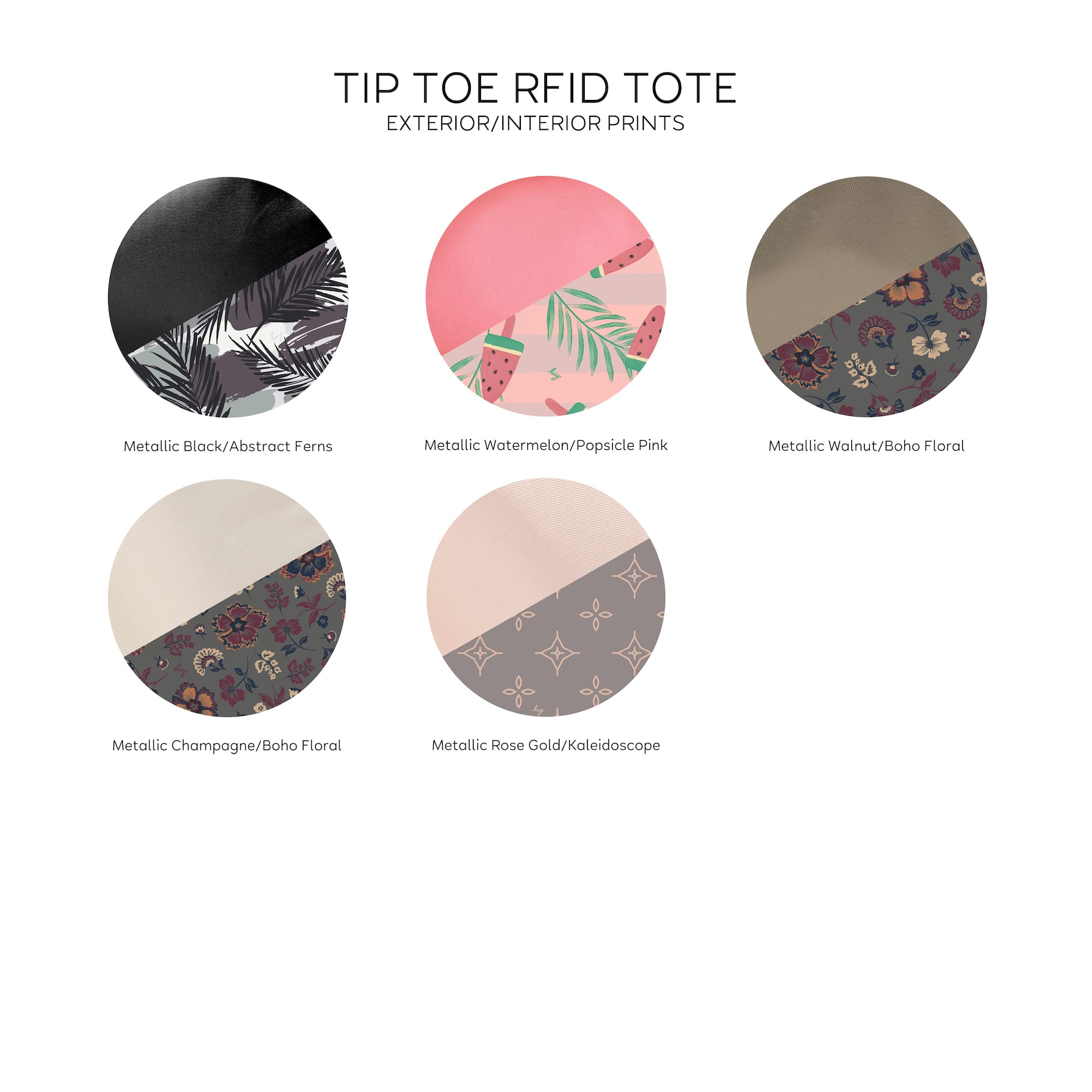 Tip Toe Crossbody Bag - - TipToeRFIDTote