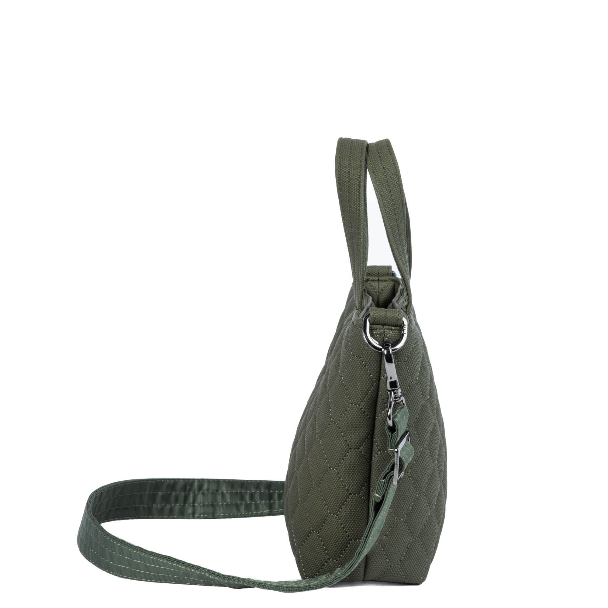 Tip Toe Matte Luxe VL Crossbody Bag - OLIVE - TipToe_ML_OliveGreen_03