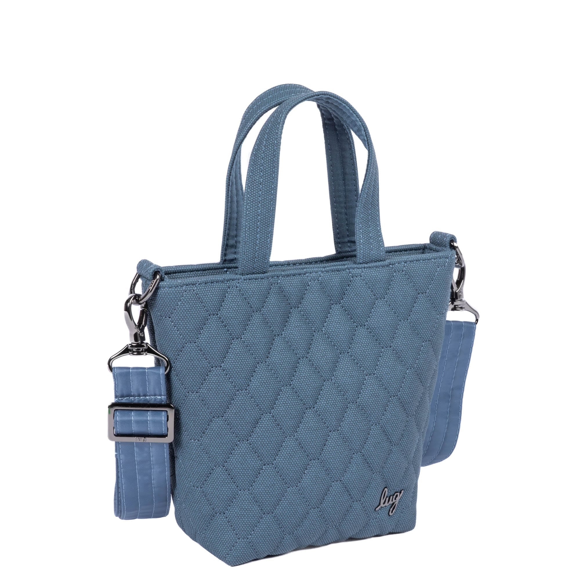 Tip Toe Matte Luxe VL Crossbody Bag - SLATE BLUE - TipToe_ML_SlateBlue_02
