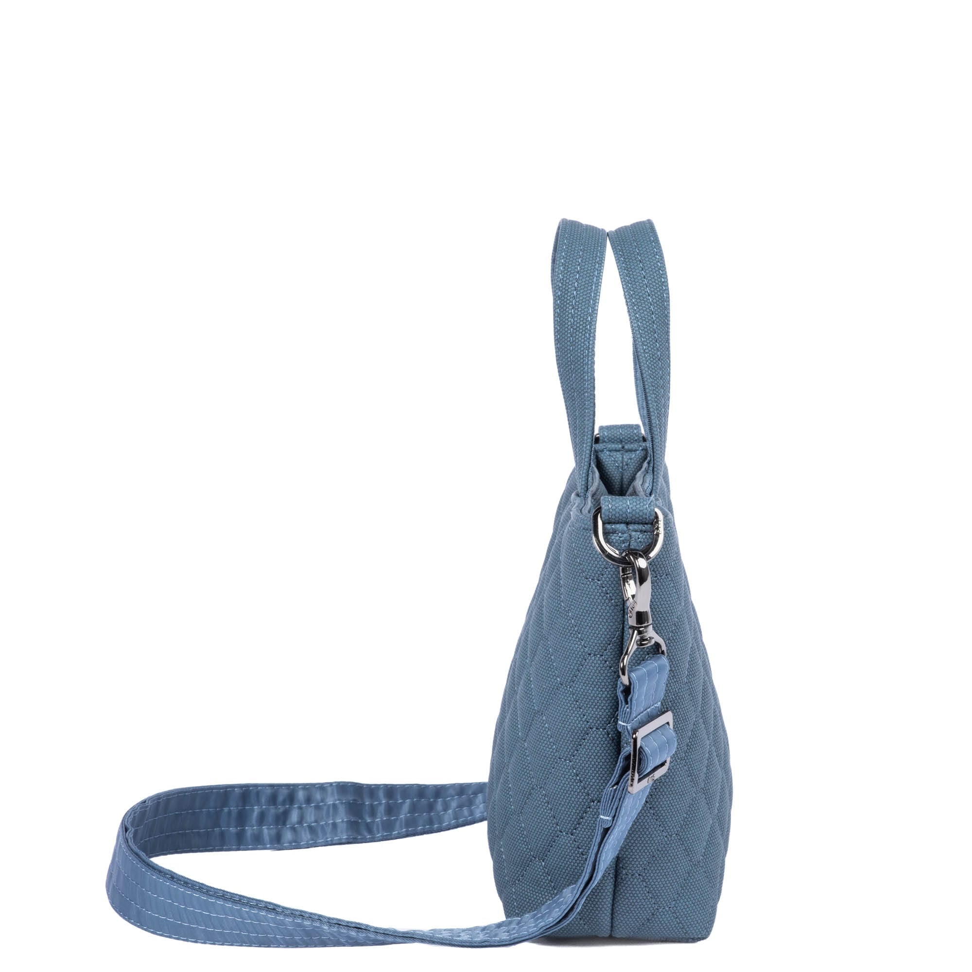 Tip Toe Matte Luxe VL Crossbody Bag - SLATE BLUE - TipToe_ML_SlateBlue_03