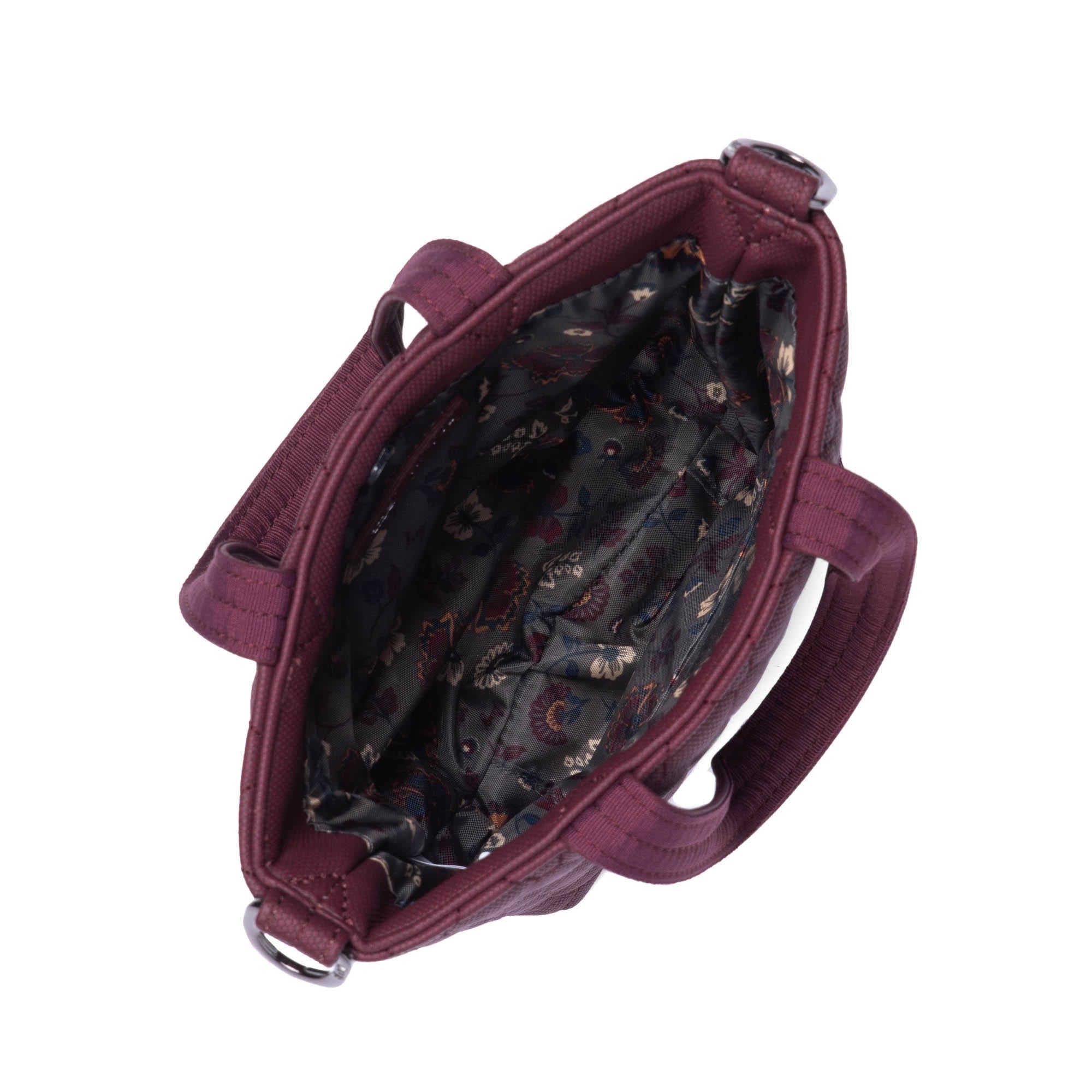 Tip Toe Matte Luxe VL Crossbody Bag - WINE - TipToe_ML_Wine_05