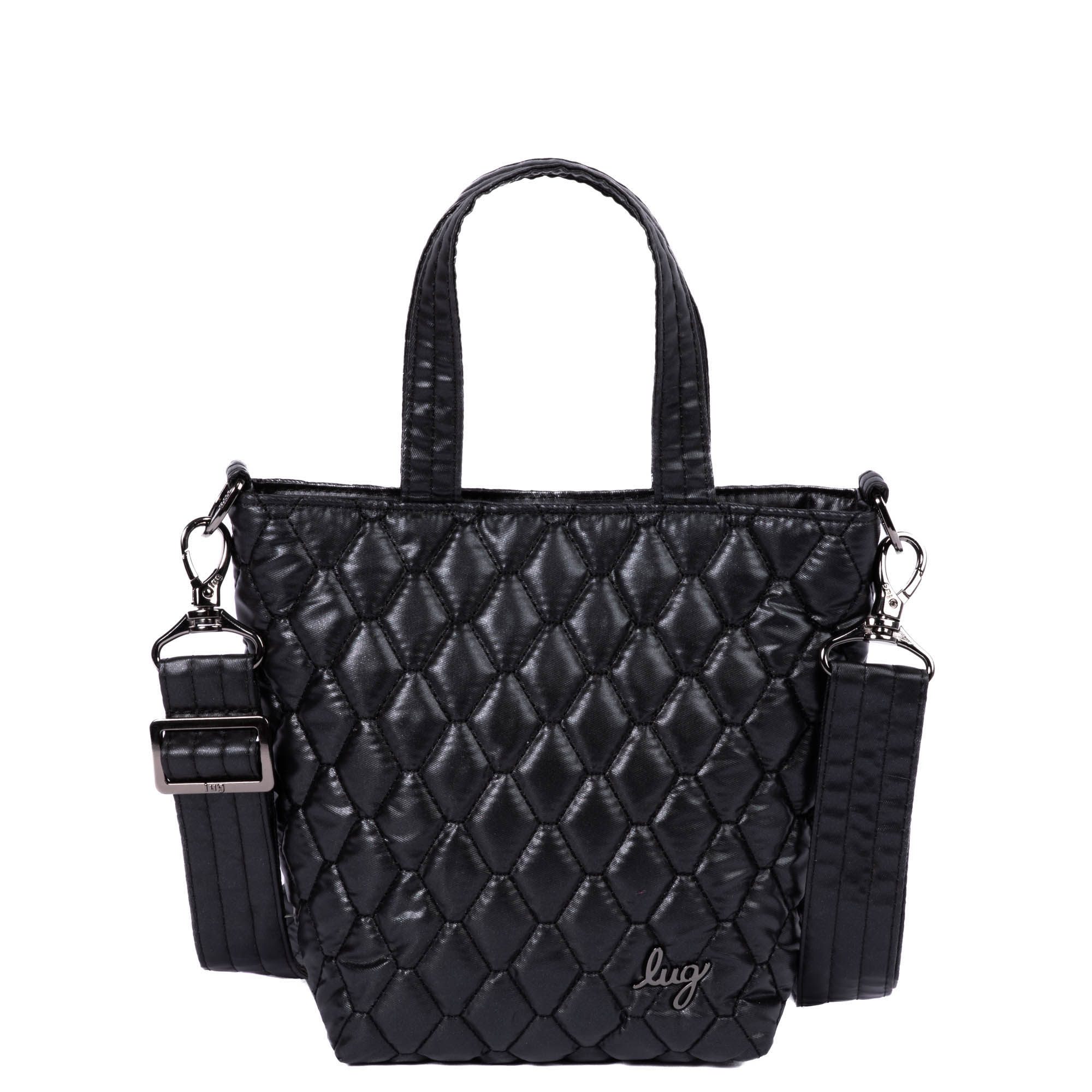 Tip Toe Crossbody Bag - METALLIC BLACK - TipToe_MetallicBlack_01