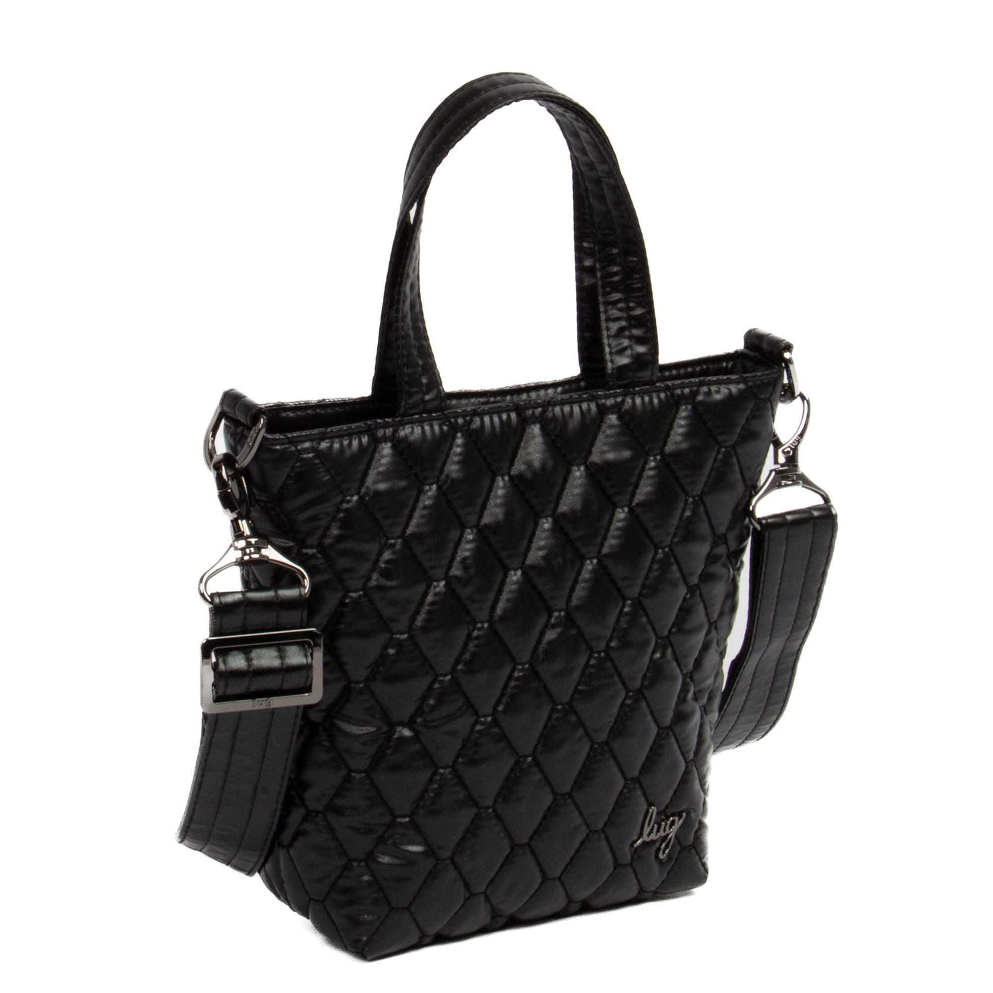 Tip Toe Crossbody Bag - METALLIC BLACK 2 - TipToe_MetallicBlack_02_69b75851-3730-4986-acb8-27e4987488bd