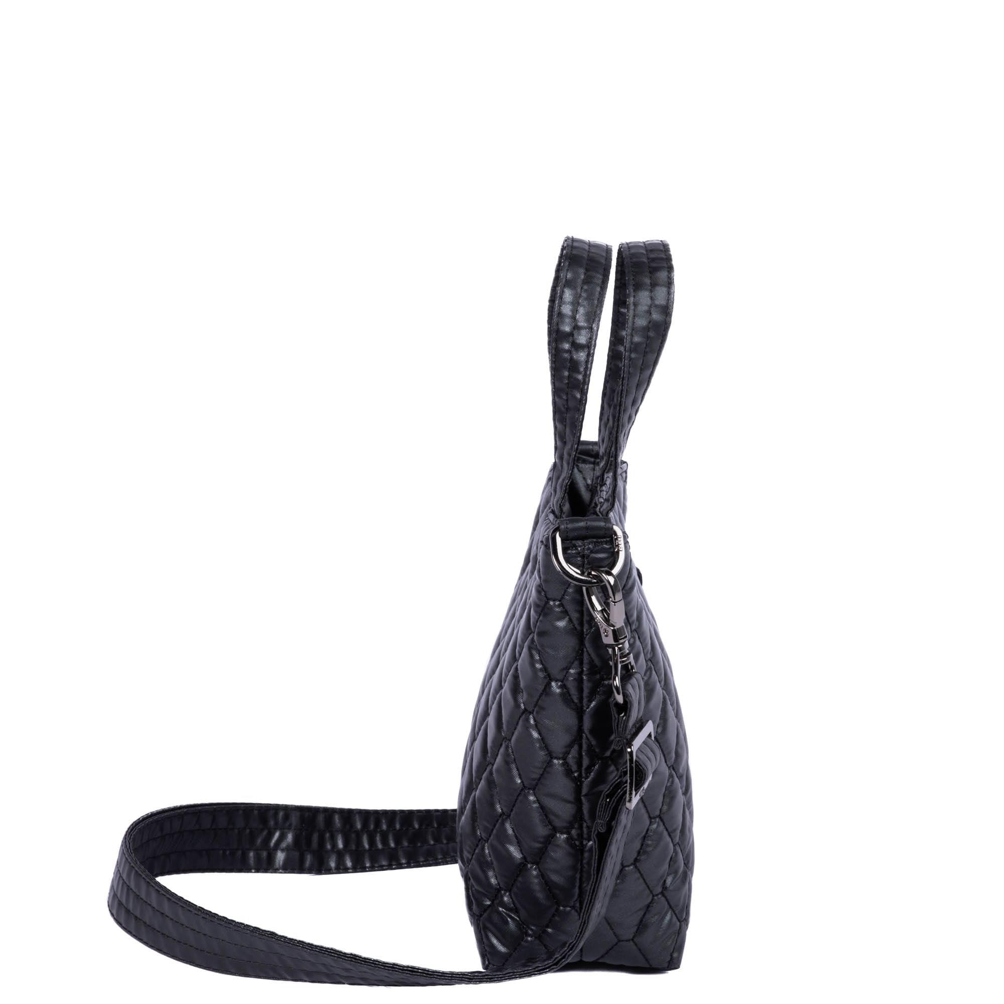 Tip Toe Crossbody Bag - METALLIC BLACK - TipToe_MetallicBlack_03