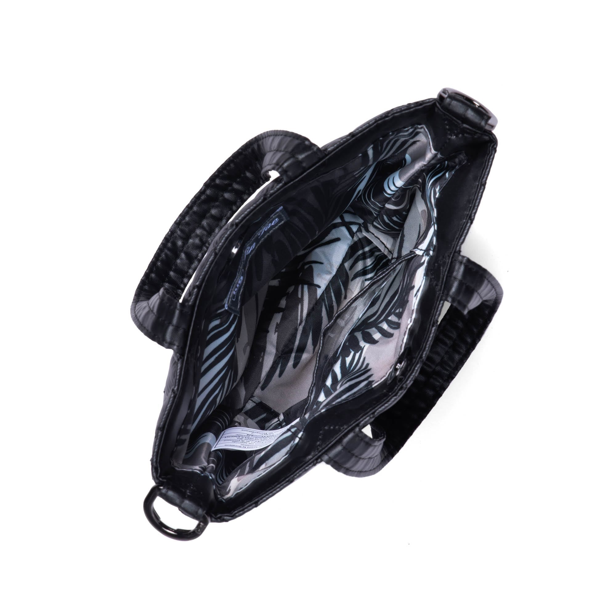 Tip Toe Crossbody Bag - METALLIC BLACK - TipToe_MetallicBlack_05