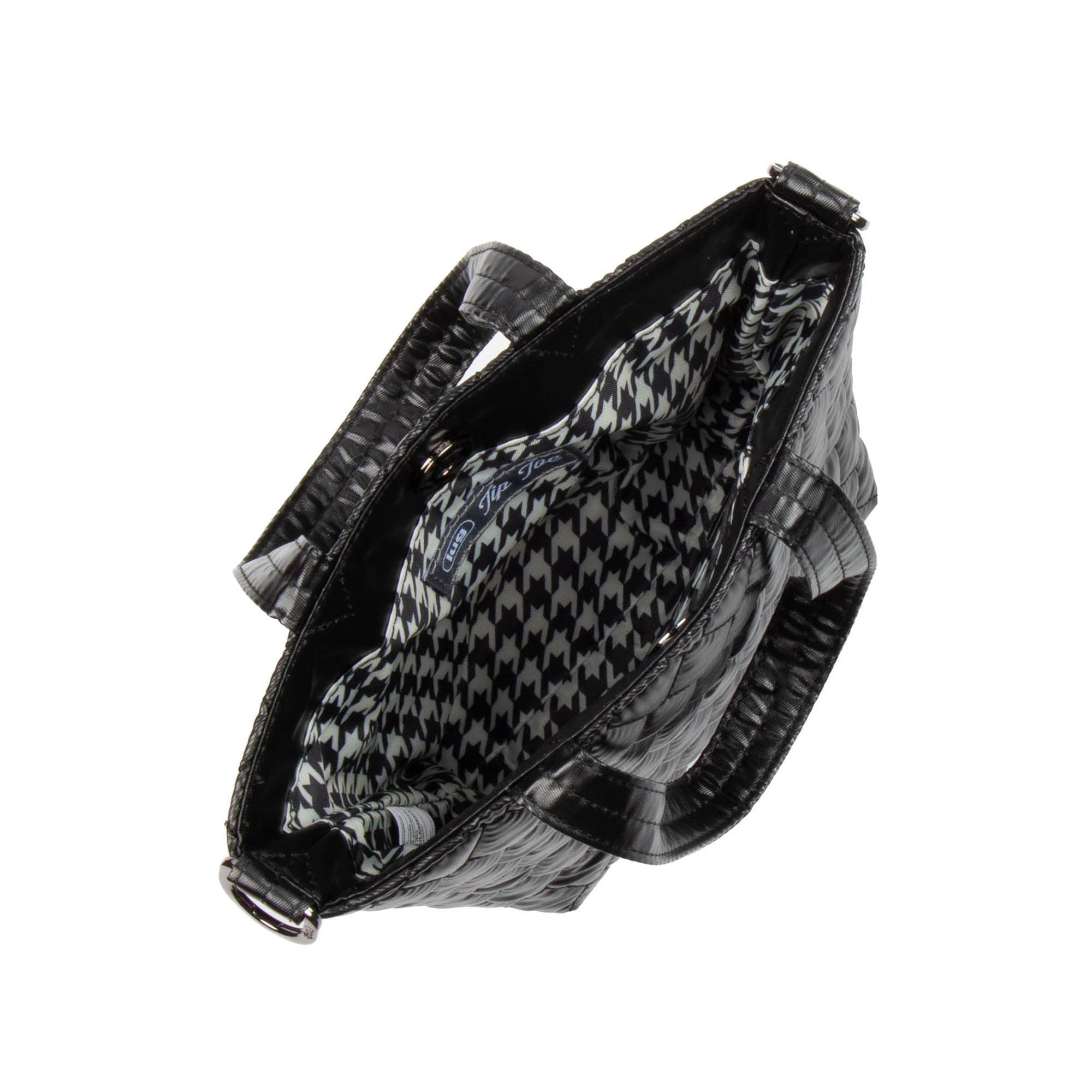 Tip Toe Crossbody Bag - METALLIC BLACK 2 - TipToe_MetallicBlack_05_564665f9-659b-4176-b999-fc73ce595ee2