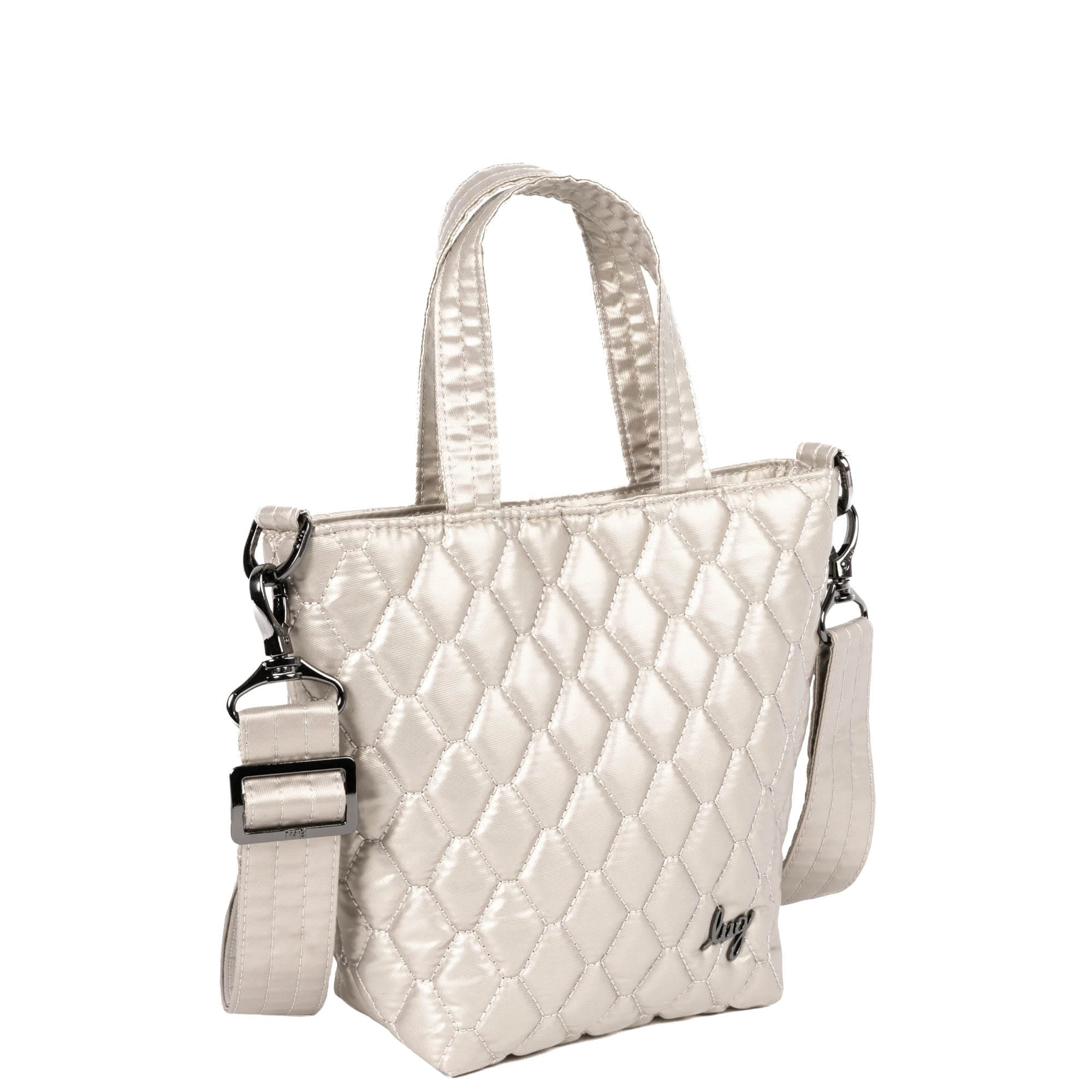 Tip Toe Crossbody Bag - METALLIC CHAMPAGNE - TipToe_MetallicChampagne_02