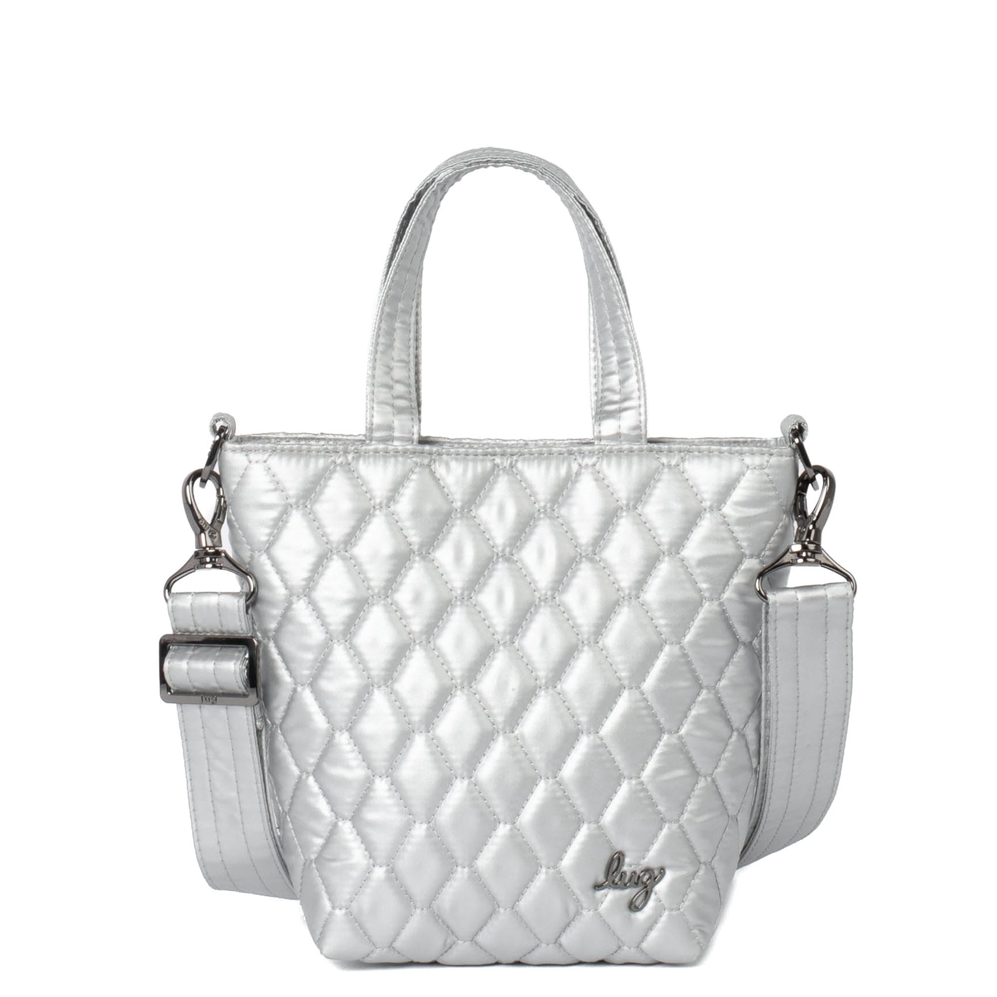 Tip Toe Crossbody Bag - METALLIC SILVER - TipToe_MetallicSilver_01