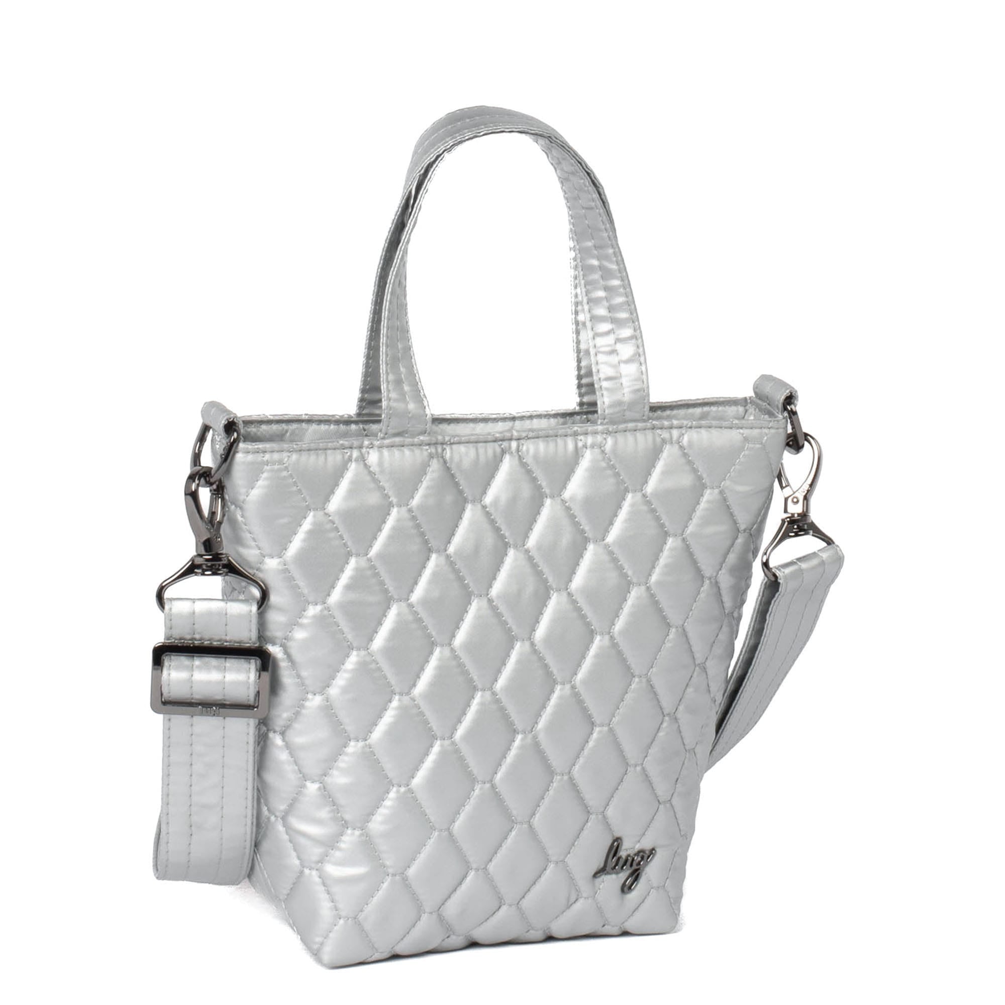 Tip Toe Crossbody Bag - METALLIC SILVER - TipToe_MetallicSilver_02