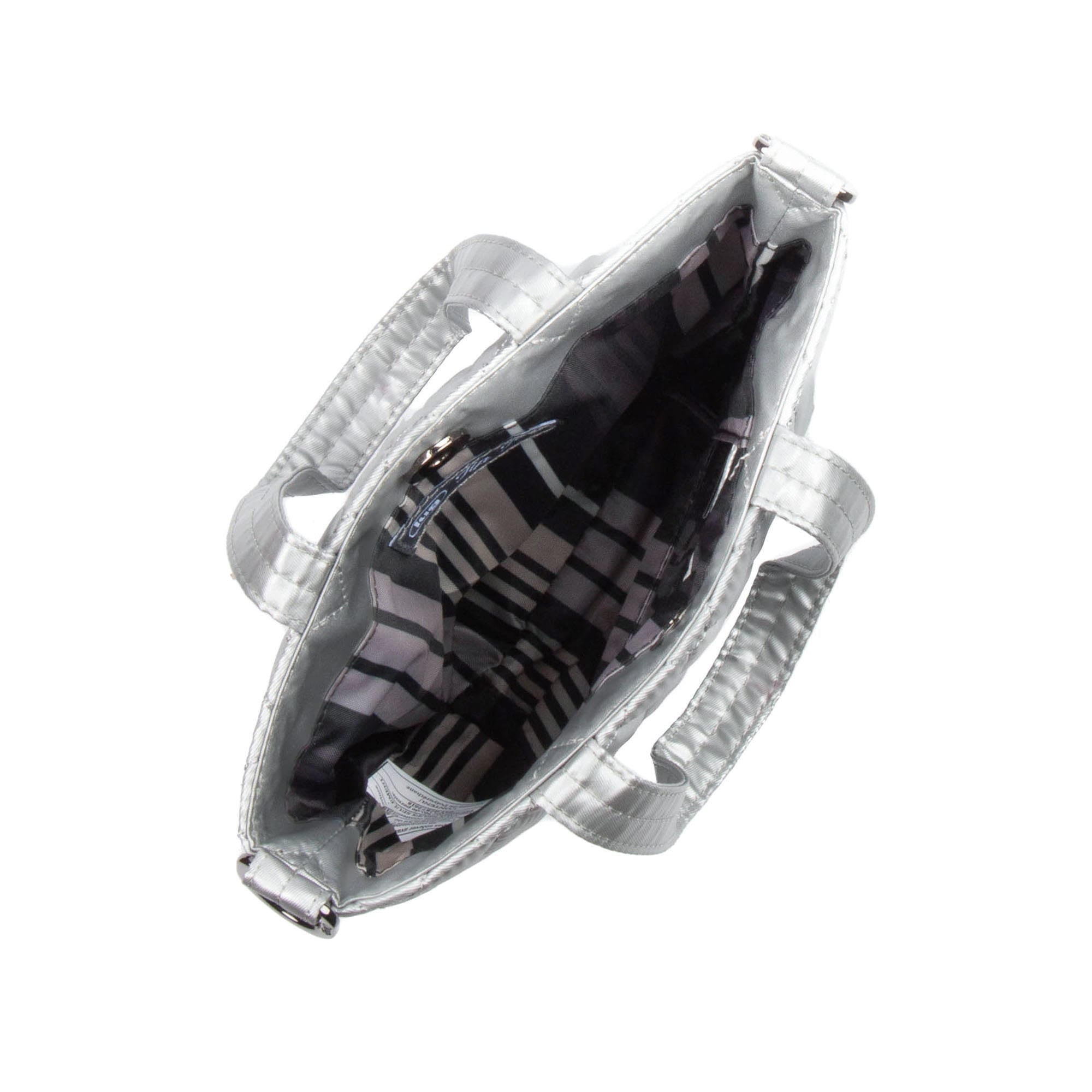 Tip Toe Crossbody Bag - METALLIC SILVER - TipToe_MetallicSilver_05