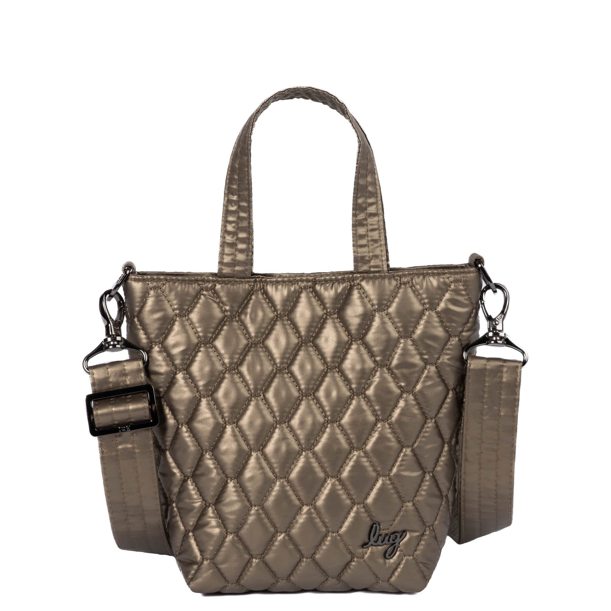 Tip Toe Crossbody Bag - METALLIC WALNUT - TipToe_MetallicWalnut_01