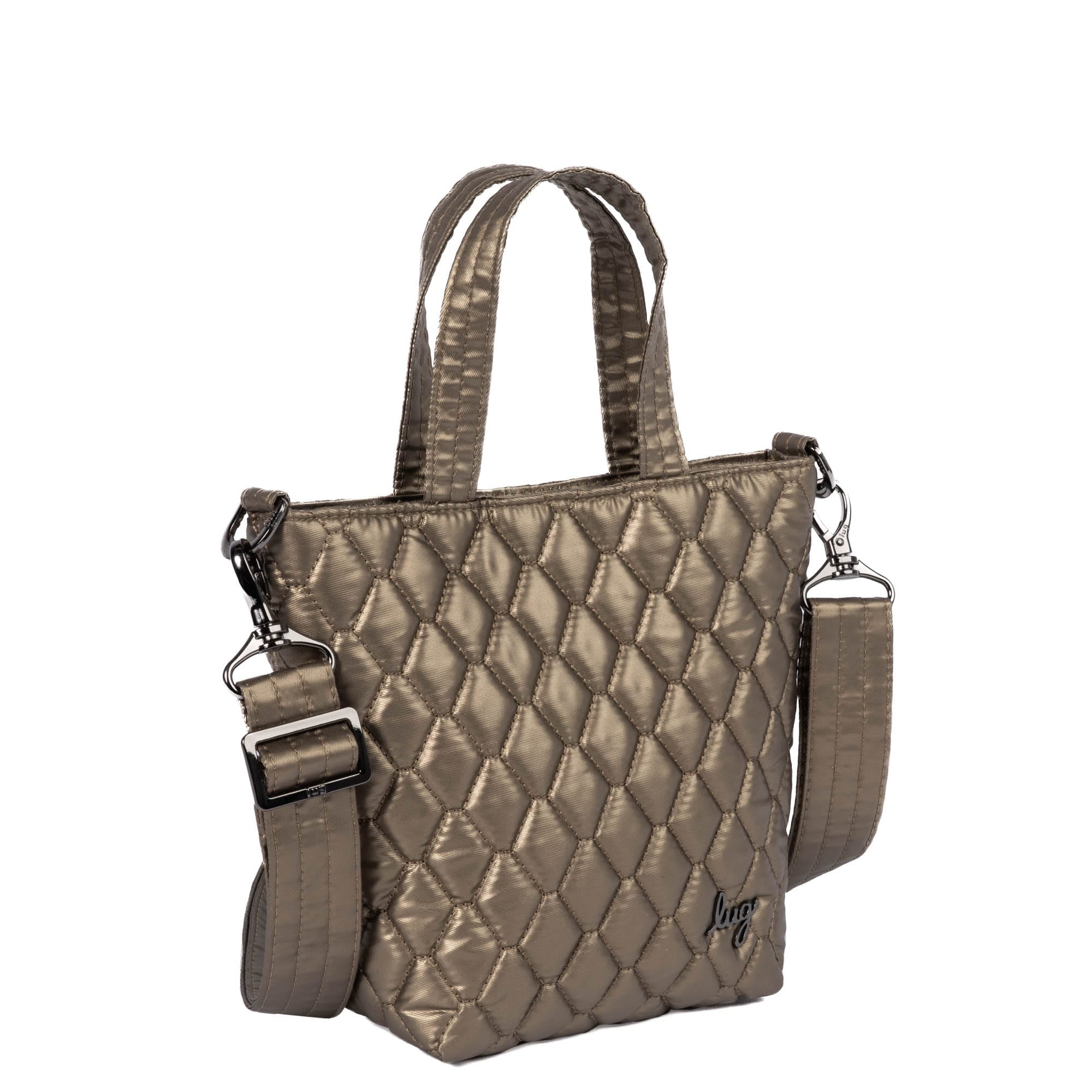Tip Toe Crossbody Bag - METALLIC WALNUT - TipToe_MetallicWalnut_02