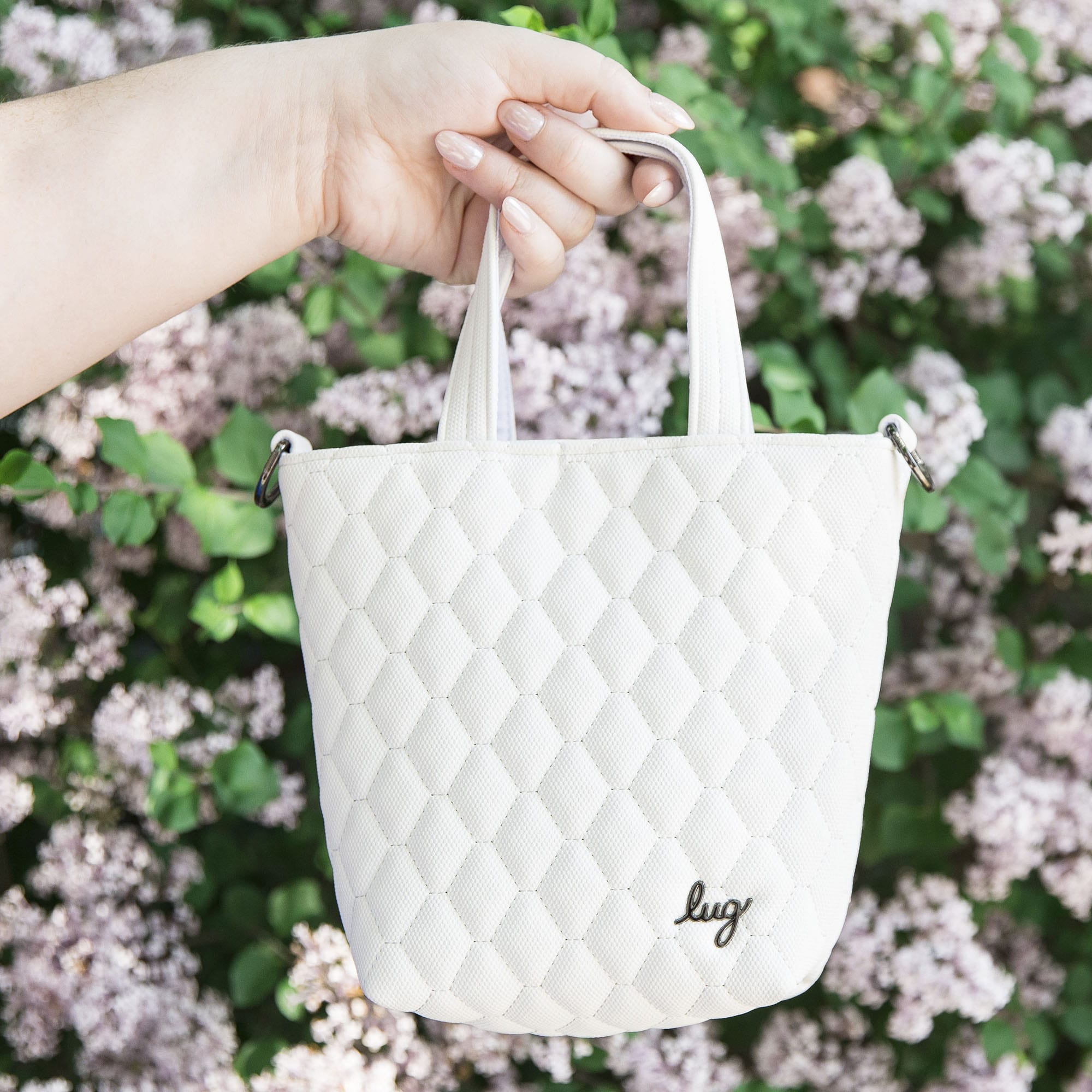 Tip Toe Matte Luxe VL Crossbody Bag - WHITE - Tiptoe_ML_Lifestyle_04