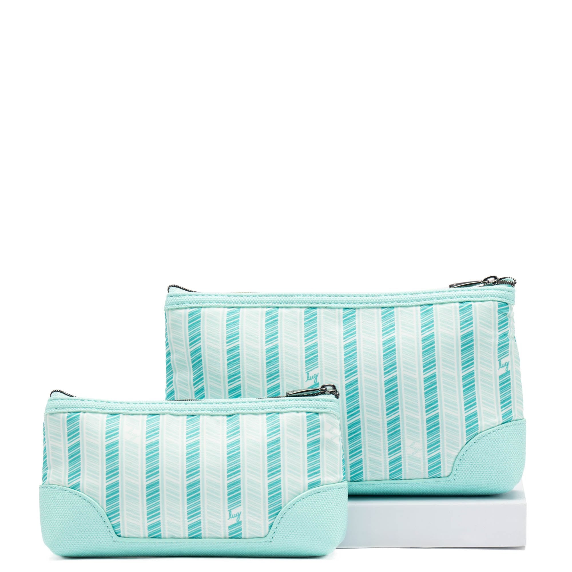 Tootle 2pc Zip Organizers - AQUAMARINE BLUE - Tootle_AquamarineBlue_04