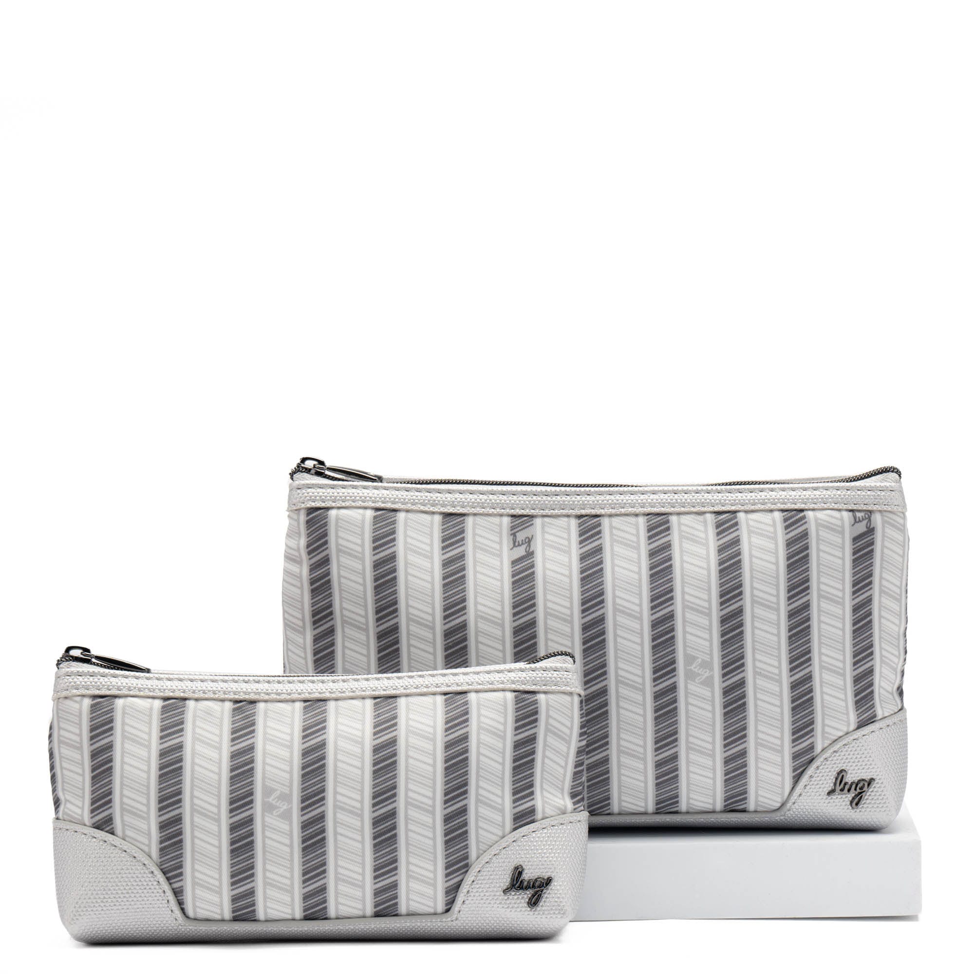 Tootle 2pc Zip Organizers - DIAMOND SILVER - Tootle_DiamondSilver_01