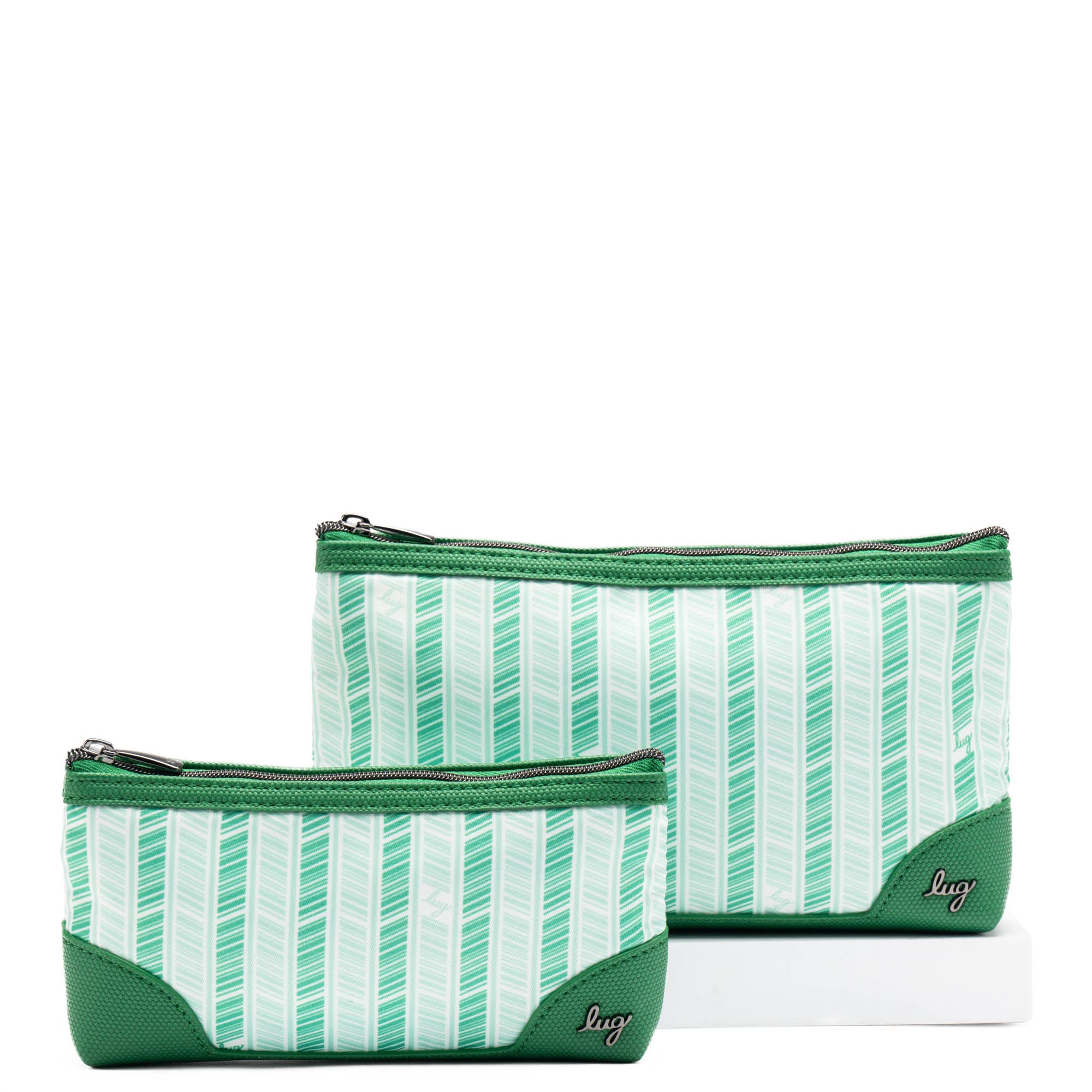 Tootle 2pc Zip Organizers - EMERALD GREEN - Tootle_EmeraldGreen_01