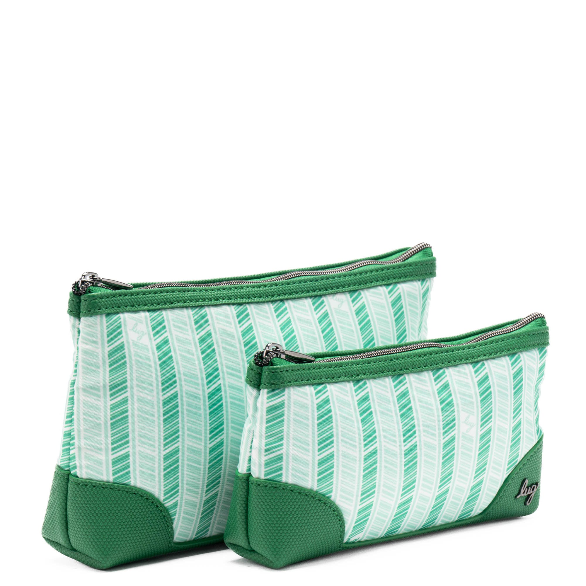 Tootle 2pc Zip Organizers - EMERALD GREEN - Tootle_EmeraldGreen_02