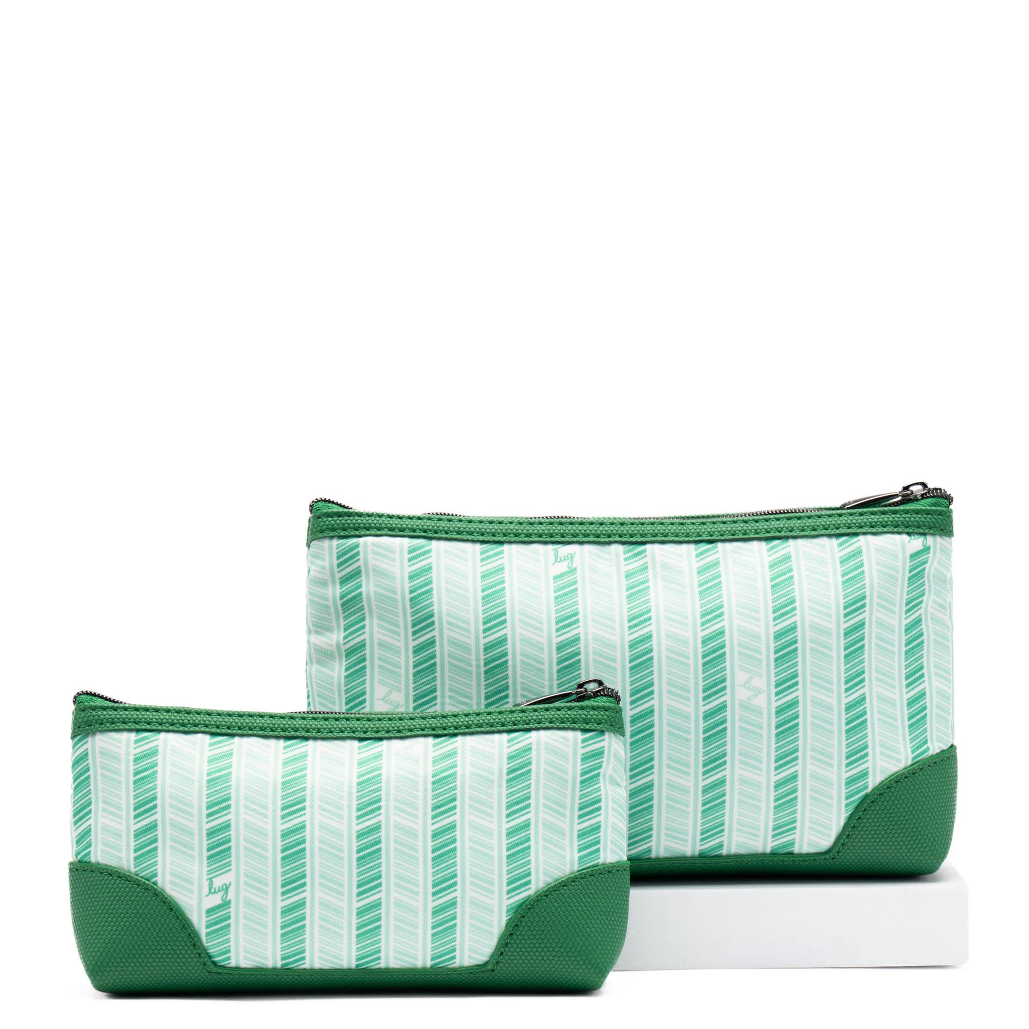 Tootle 2pc Zip Organizers - EMERALD GREEN - Tootle_EmeraldGreen_04