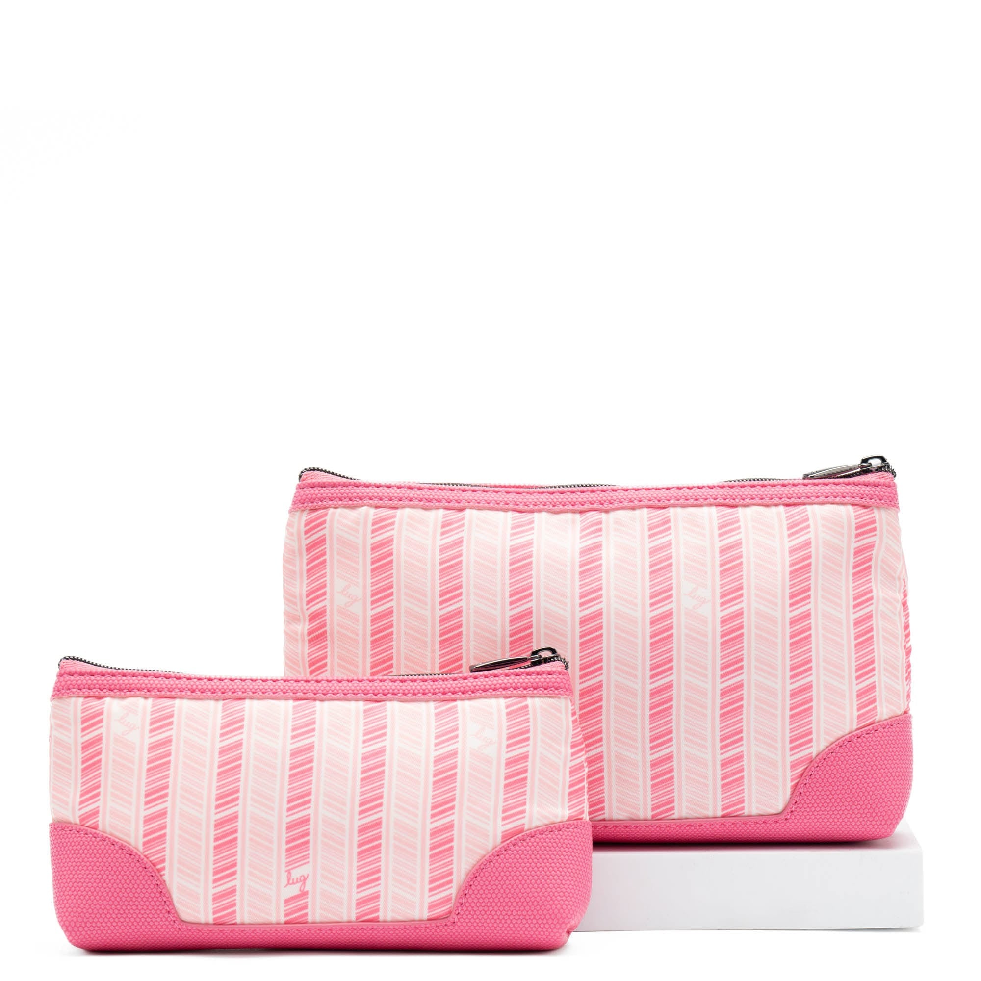 Tootle 2pc Zip Organizers - PINK TOURMALINE - Tootle_PinkTourmaline_04