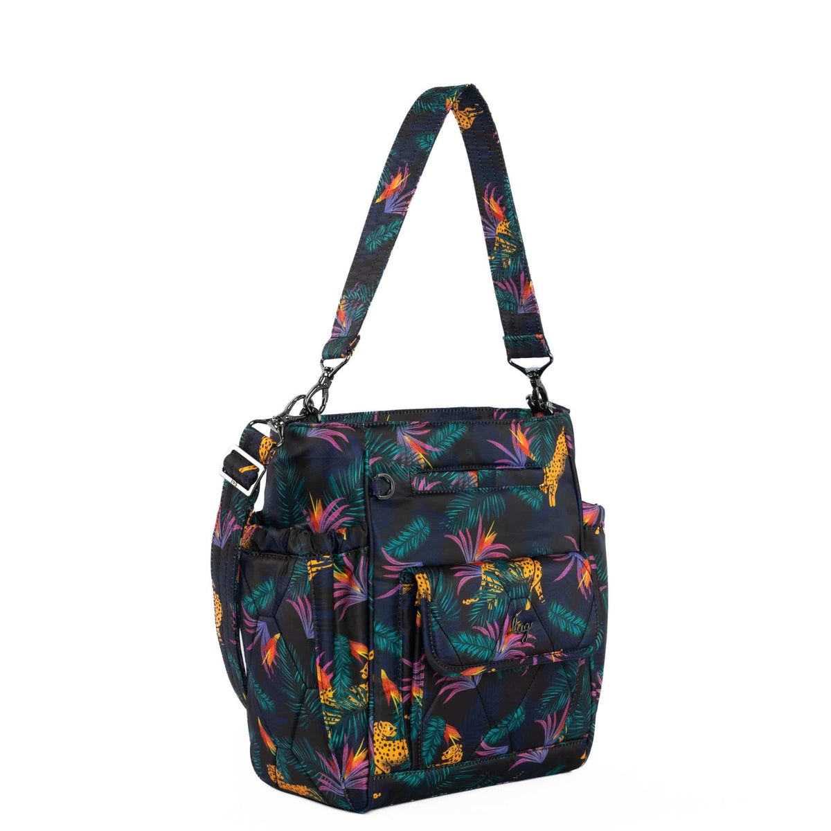 Toss Convertible Crossbody Bag - LUXE LEOPARD BLACK - Toss_LuxeLeopardBlack_02