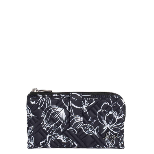 Tram 2 RFID Wallet - - Tram2_OutlineFloralBlack_01