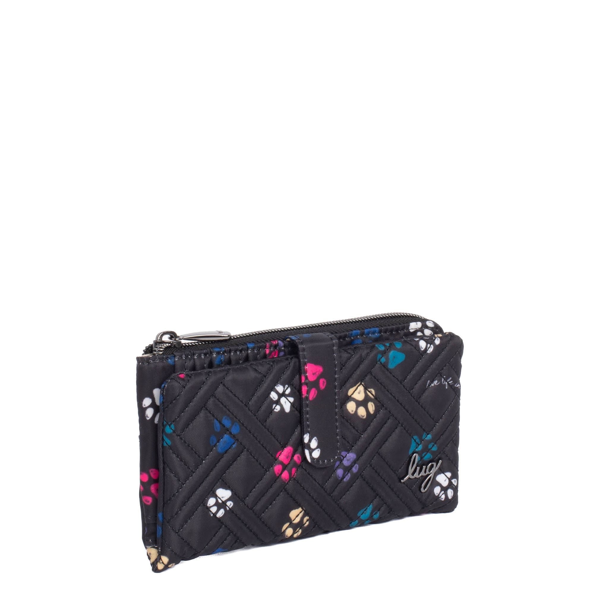 Tram 2 RFID Wallet - PAWS BLACK - Tram2_PawsBlack_02