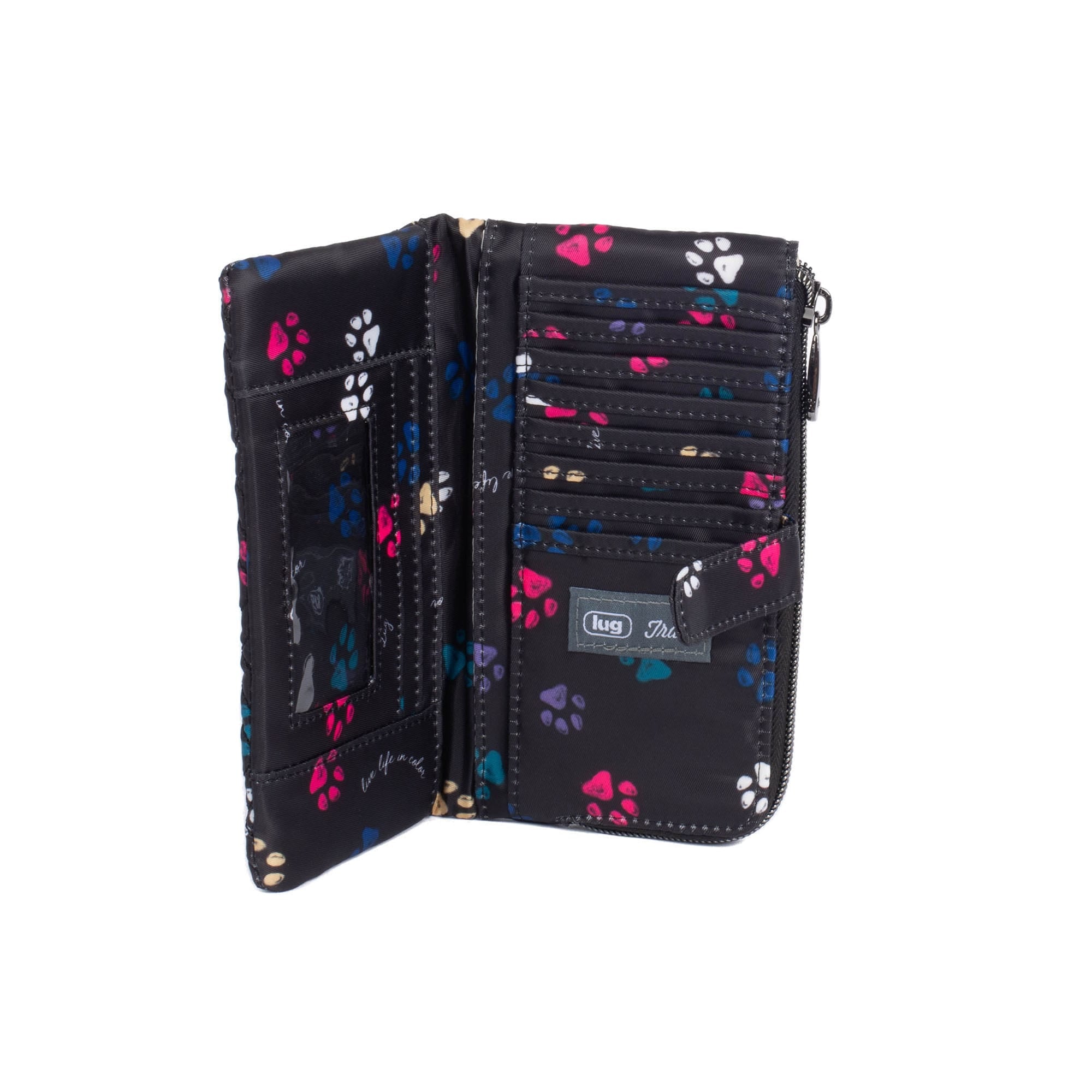 Tram 2 RFID Wallet - PAWS BLACK - Tram2_PawsBlack_04