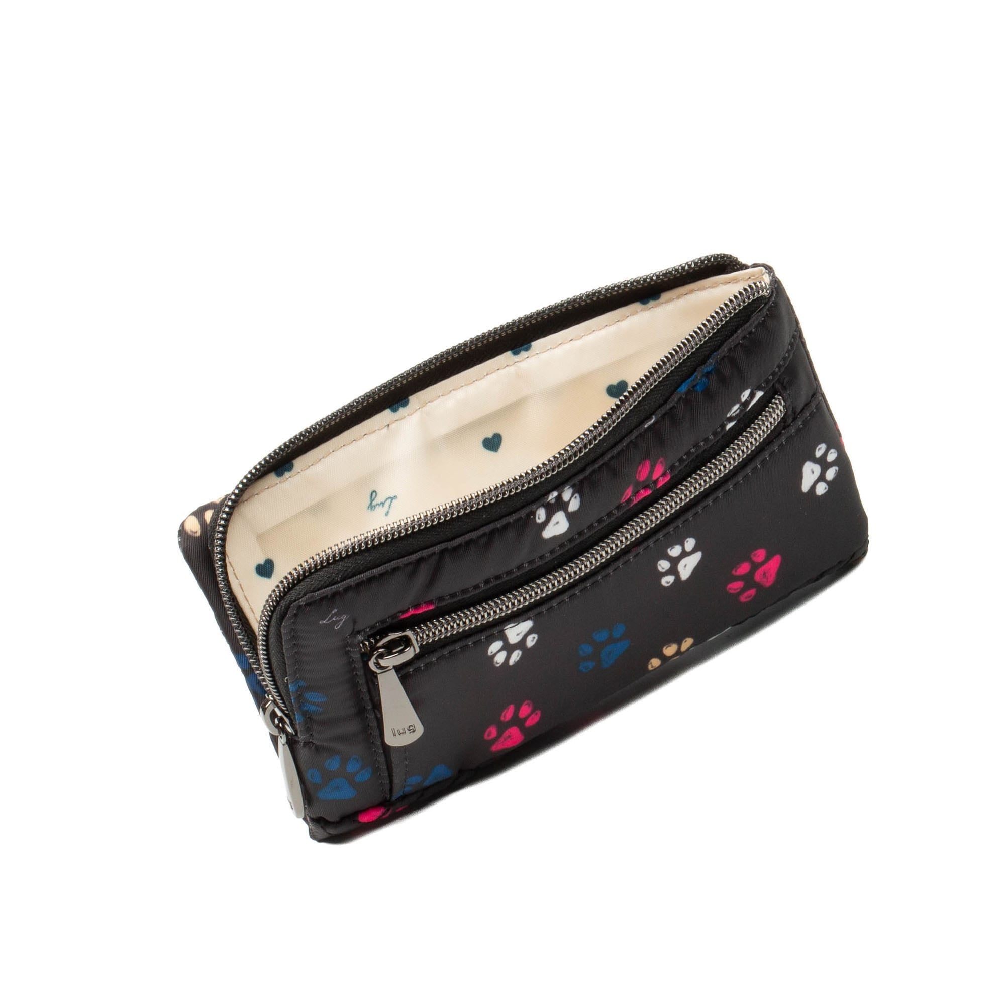 Tram 2 RFID Wallet - PAWS BLACK - Tram2_PawsBlack_05