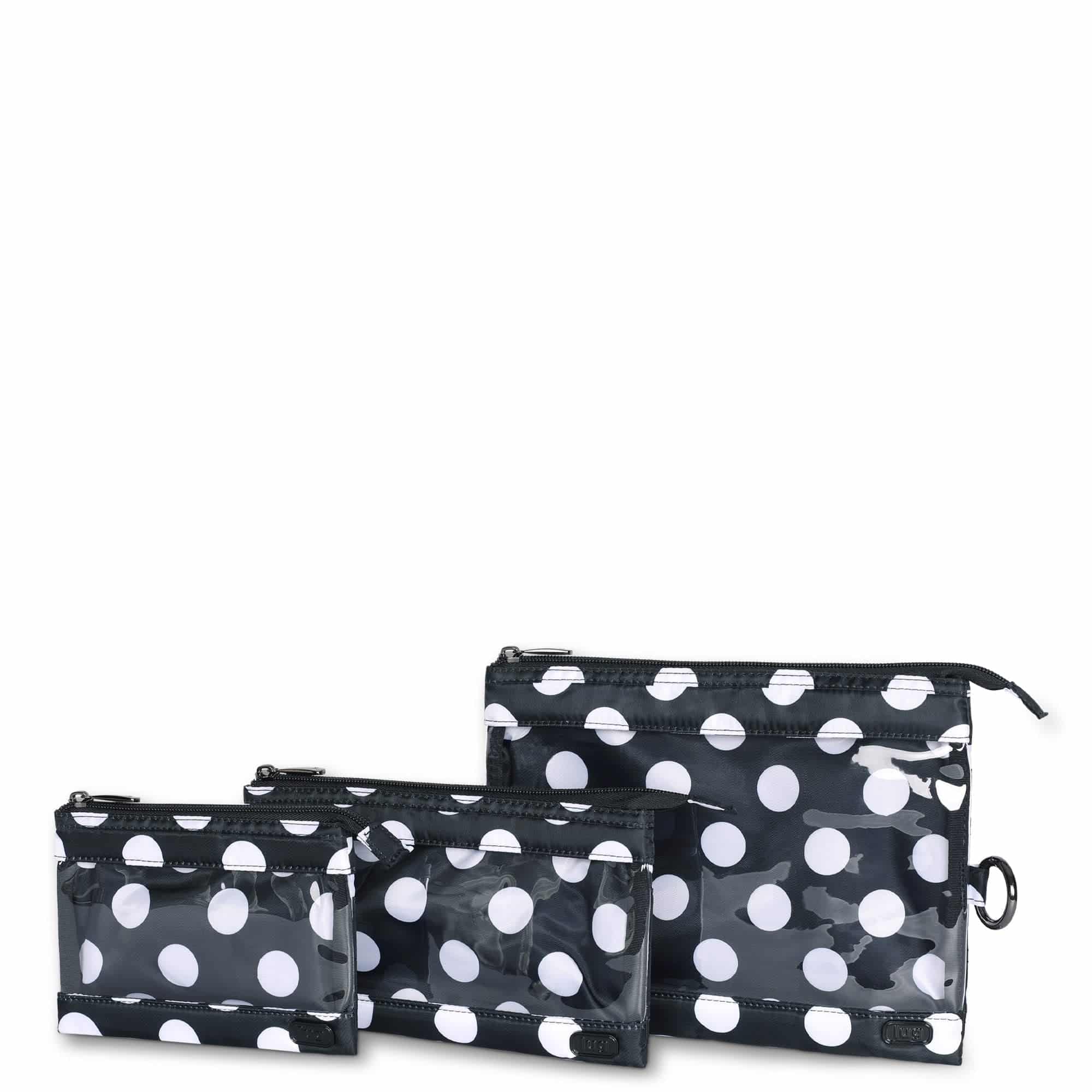 Transport 3pc Storage Envelopes - BLACK LARGE DOT - Transport3pc_BlackLargeDot_02
