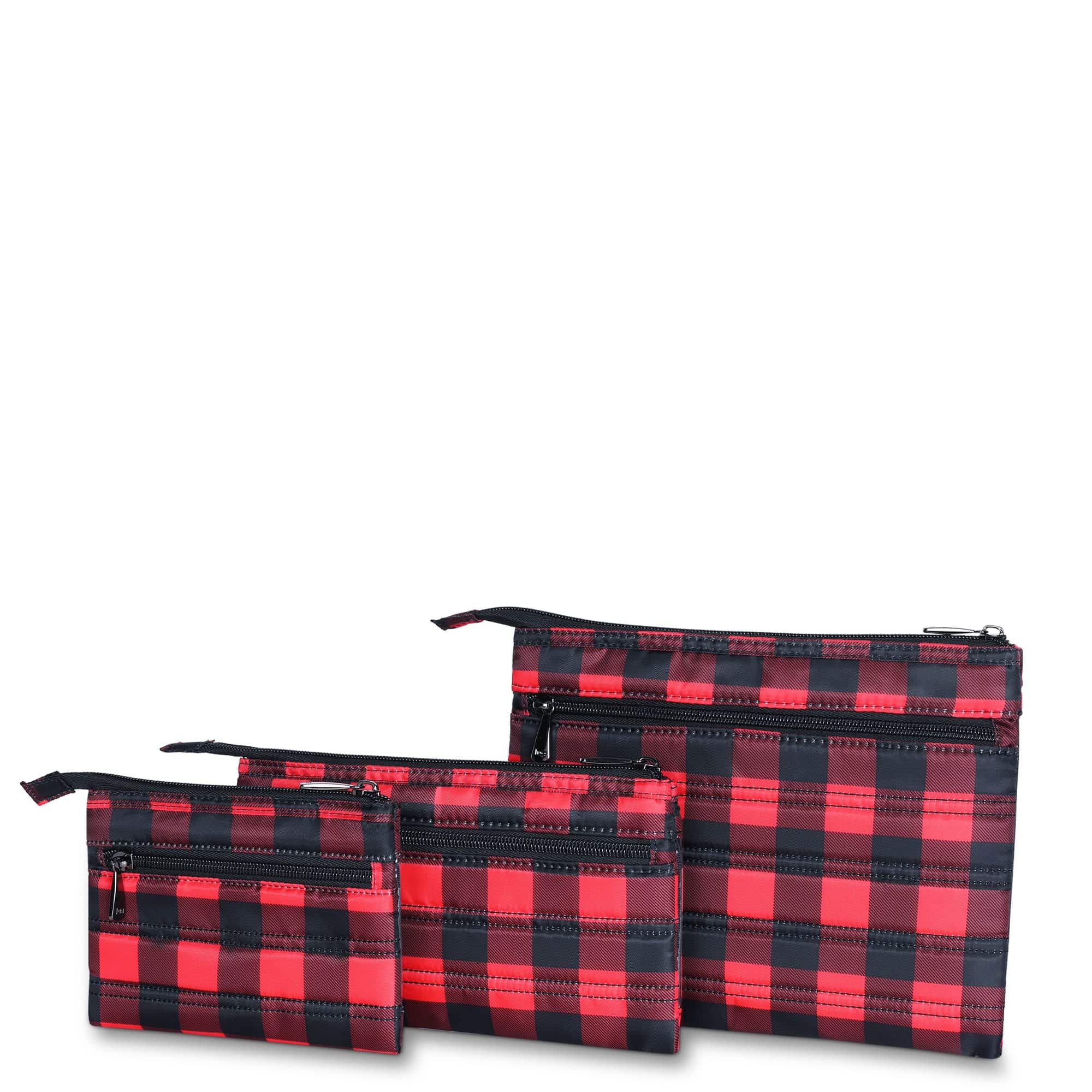 Transport 3pc Storage Envelopes - BUFFALO CHECK RED SMALL - Transport3pc_Buffalo_Check_Red_Small_03