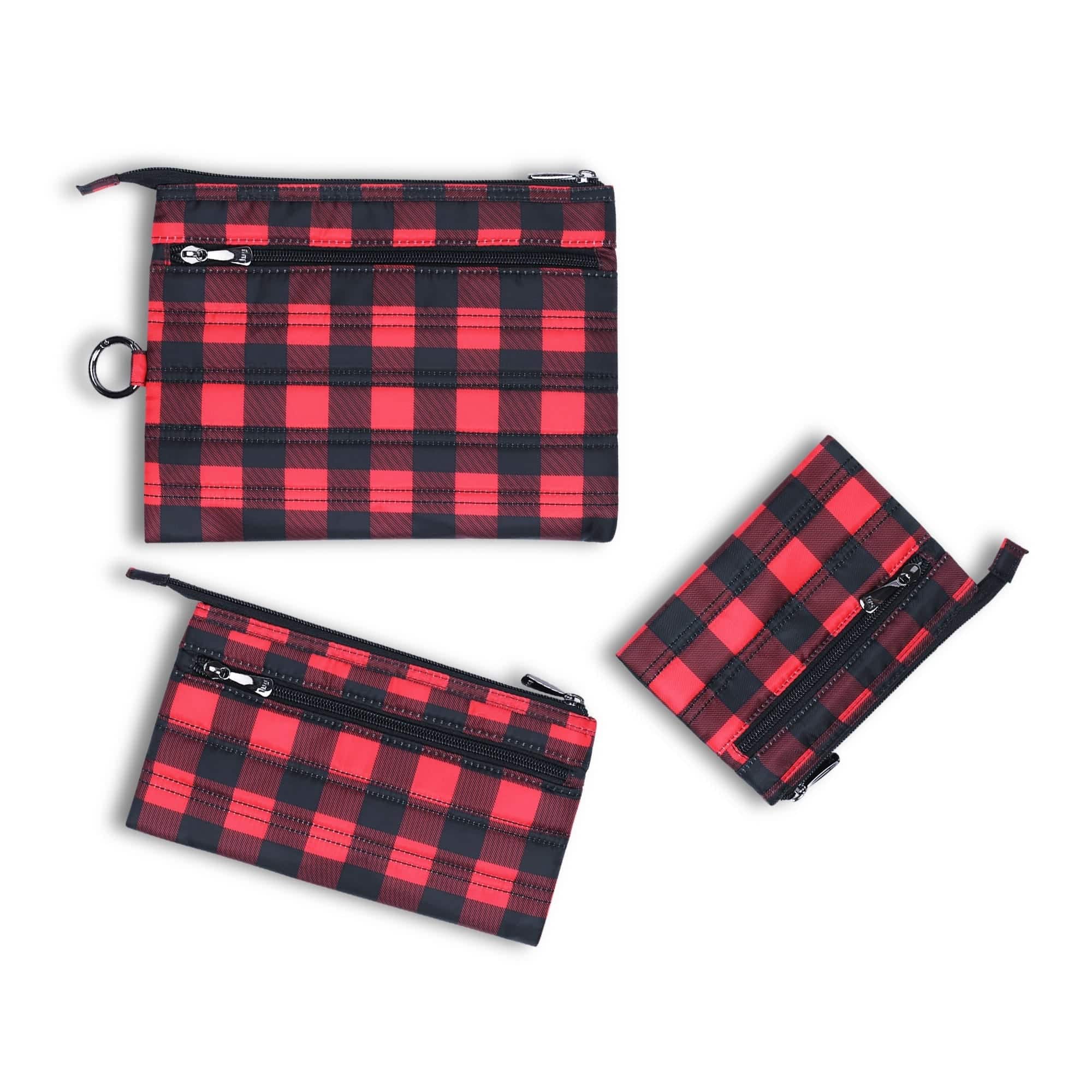 Transport 3pc Storage Envelopes - BUFFALO CHECK RED SMALL - Transport3pc_Buffalo_Check_Red_Small_05